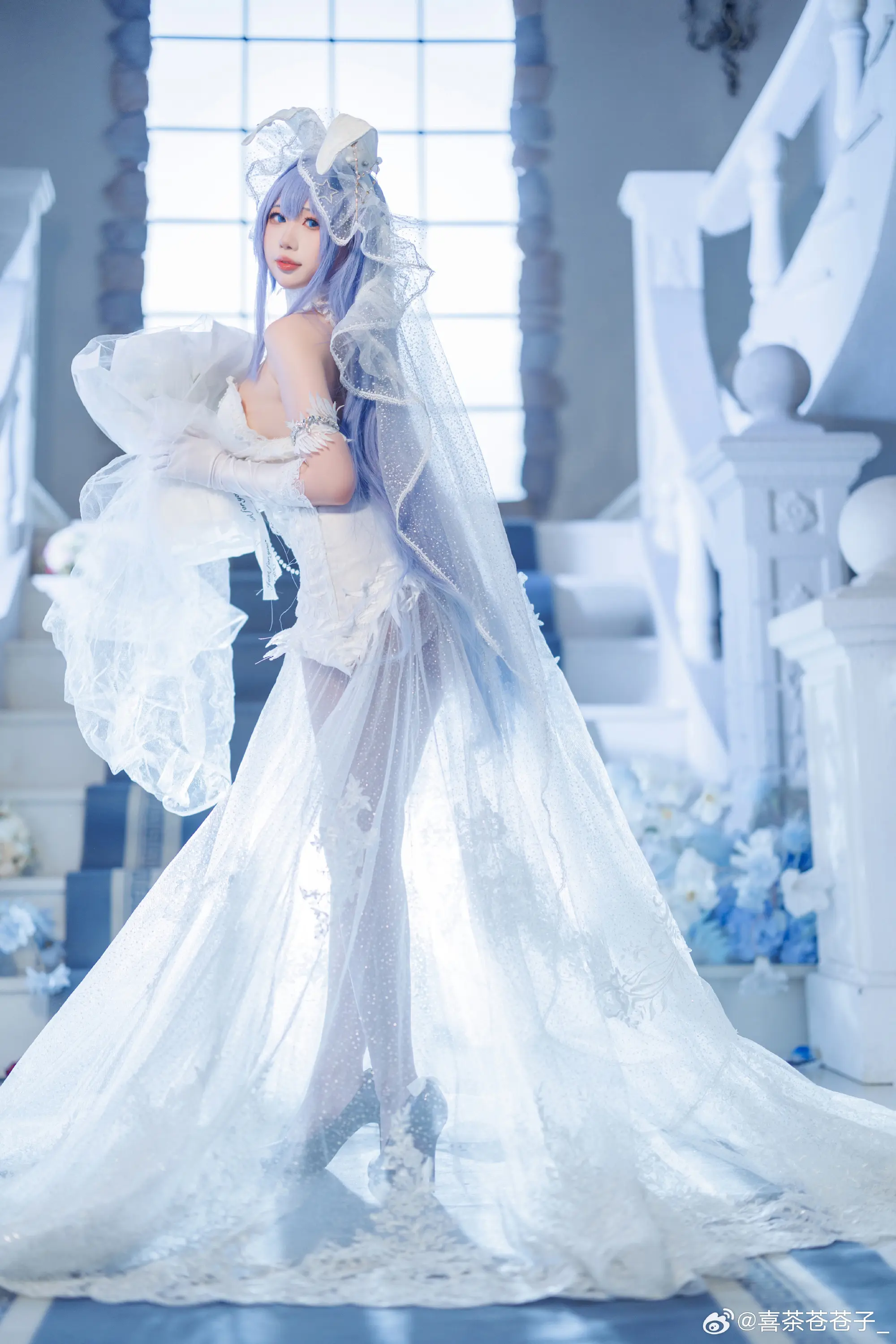 cosplay 碧蓝航线 -「花园-白雪之仪」@喜茶苍苍子_ COSPLAY-第2张