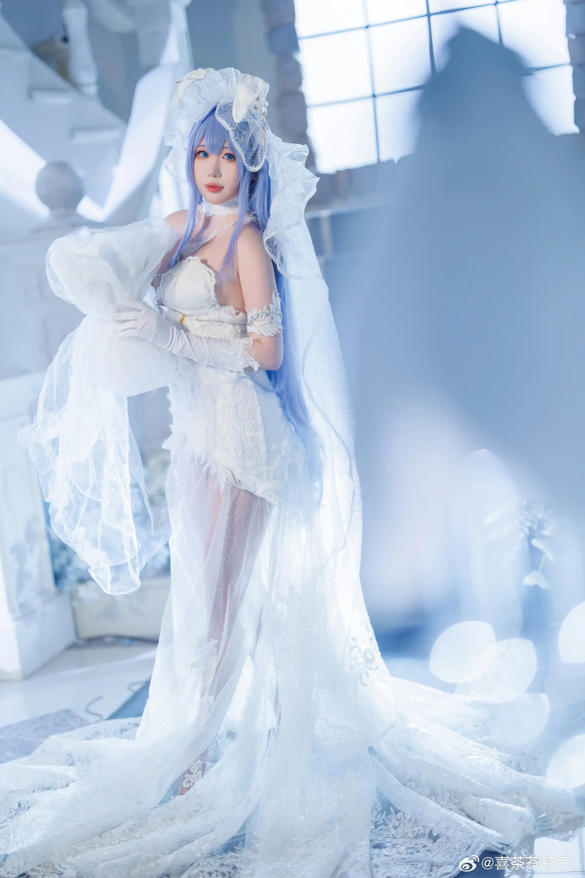 cosplay 碧蓝航线 -「花园-白雪之仪」@喜茶苍苍子_ COSPLAY-第5张