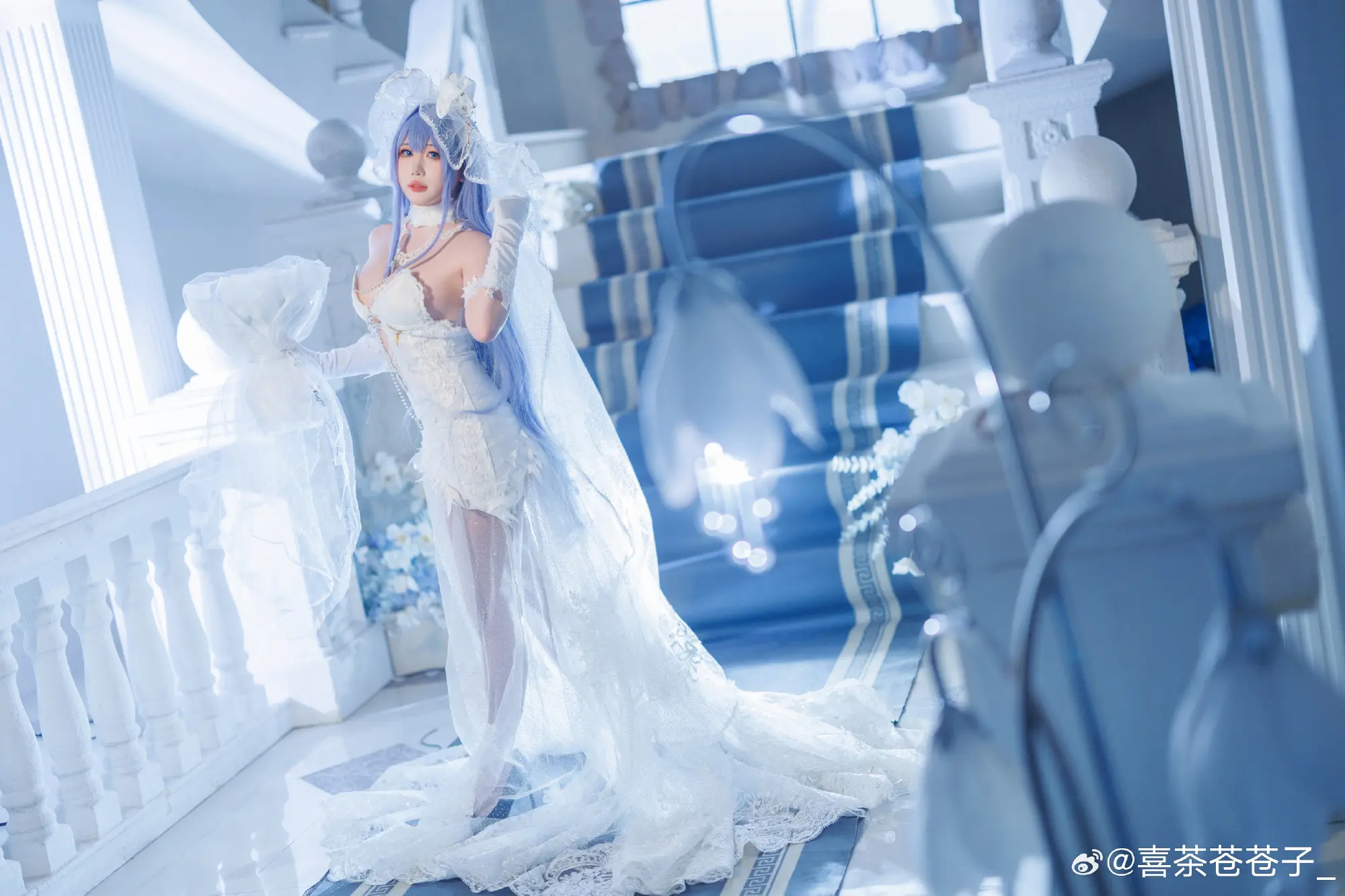 cosplay 碧蓝航线 -「花园-白雪之仪」@喜茶苍苍子_ COSPLAY-第7张