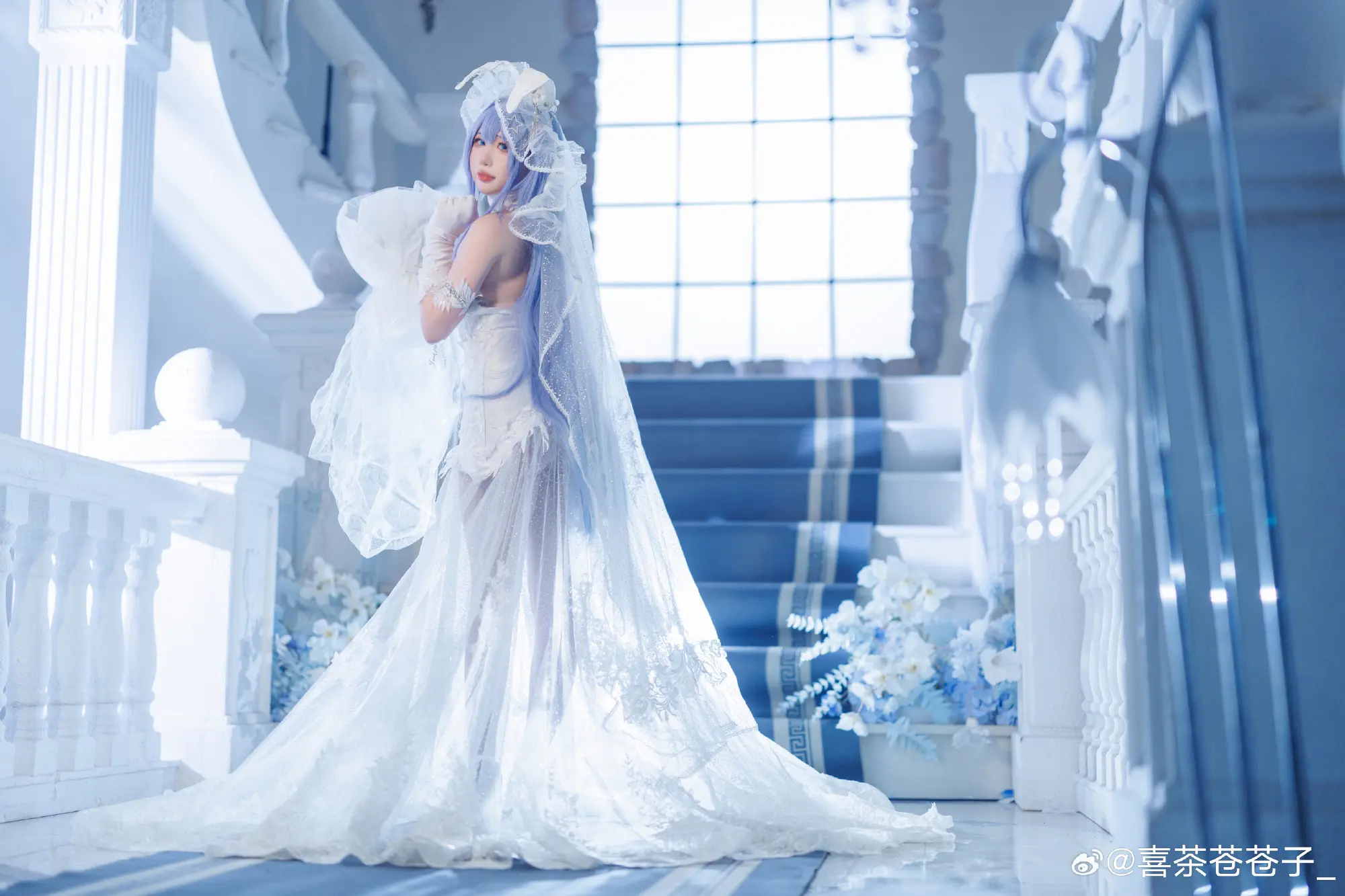 cosplay 碧蓝航线 -「花园-白雪之仪」@喜茶苍苍子_ COSPLAY-第3张