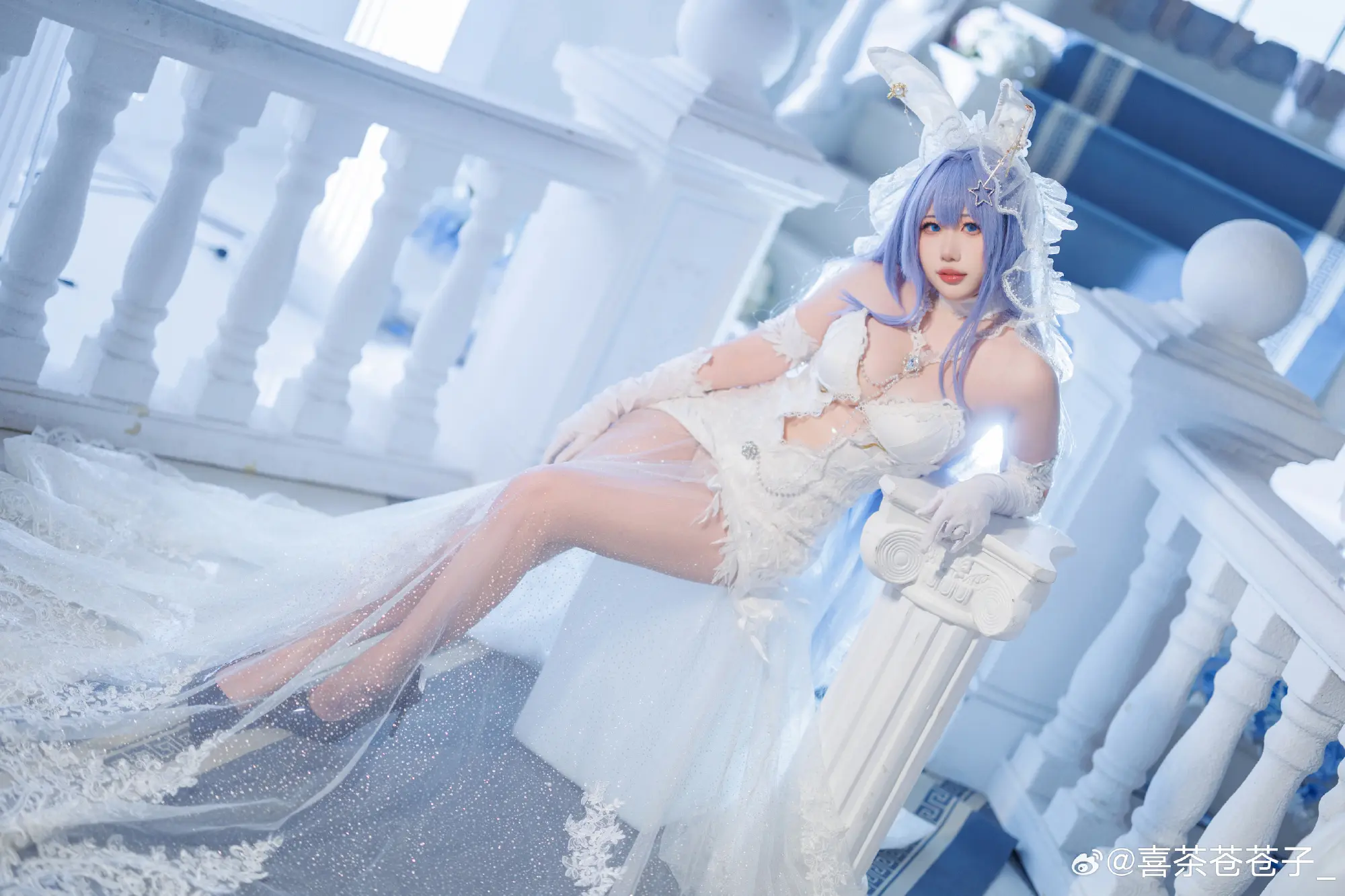cosplay 碧蓝航线 -「花园-白雪之仪」@喜茶苍苍子_ COSPLAY-第10张