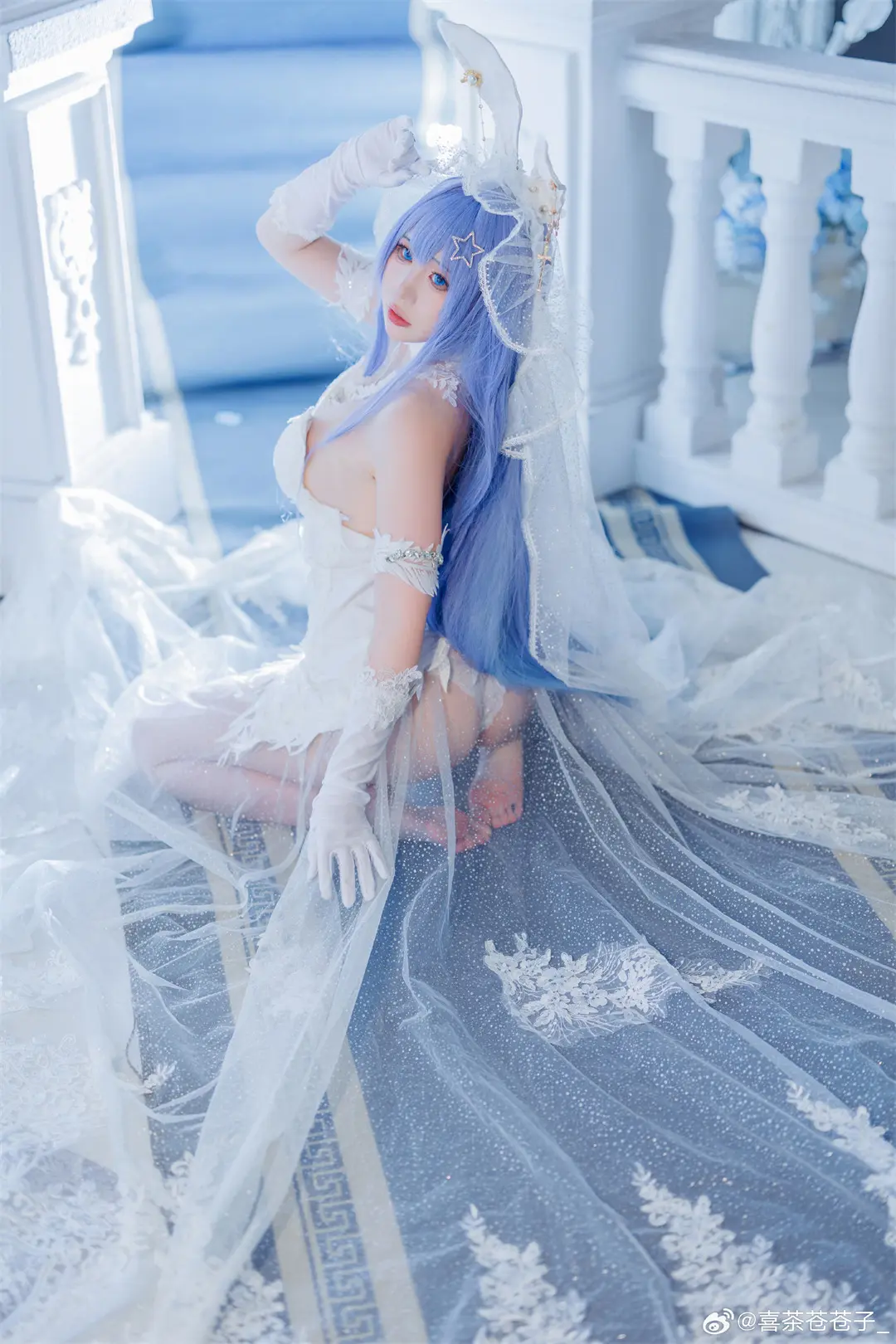 cosplay 碧蓝航线 -「花园-白雪之仪」@喜茶苍苍子_ COSPLAY-第11张