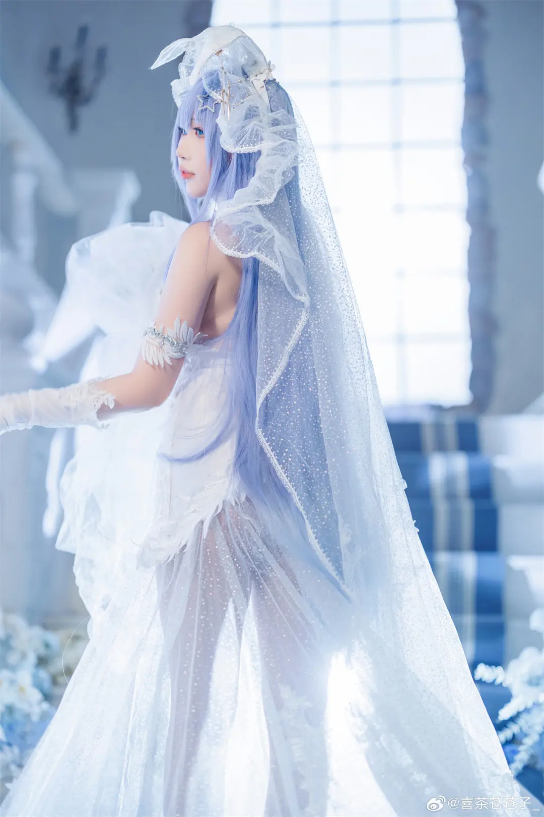 cosplay 碧蓝航线 -「花园-白雪之仪」@喜茶苍苍子_ COSPLAY-第12张