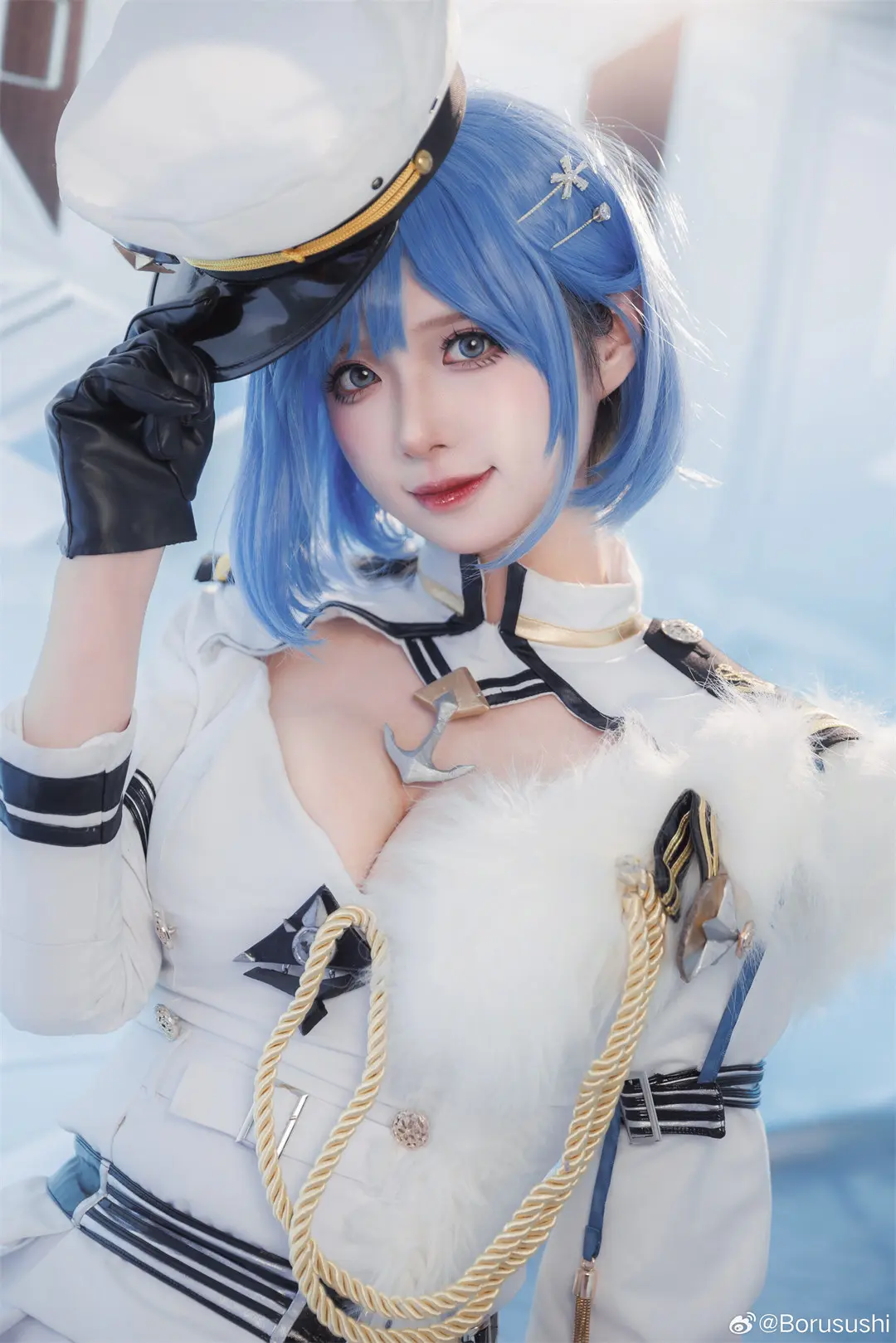 COSPLAY 指挥官，怎么了？我就在这里，哪里也不会去哦~@Borusushi-公众号小姨ai