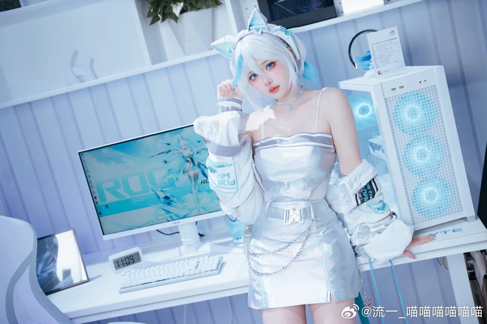 卖电脑的孩子下钟噜！@流一_喵喵喵喵喵喵 COSPLAY-第5张