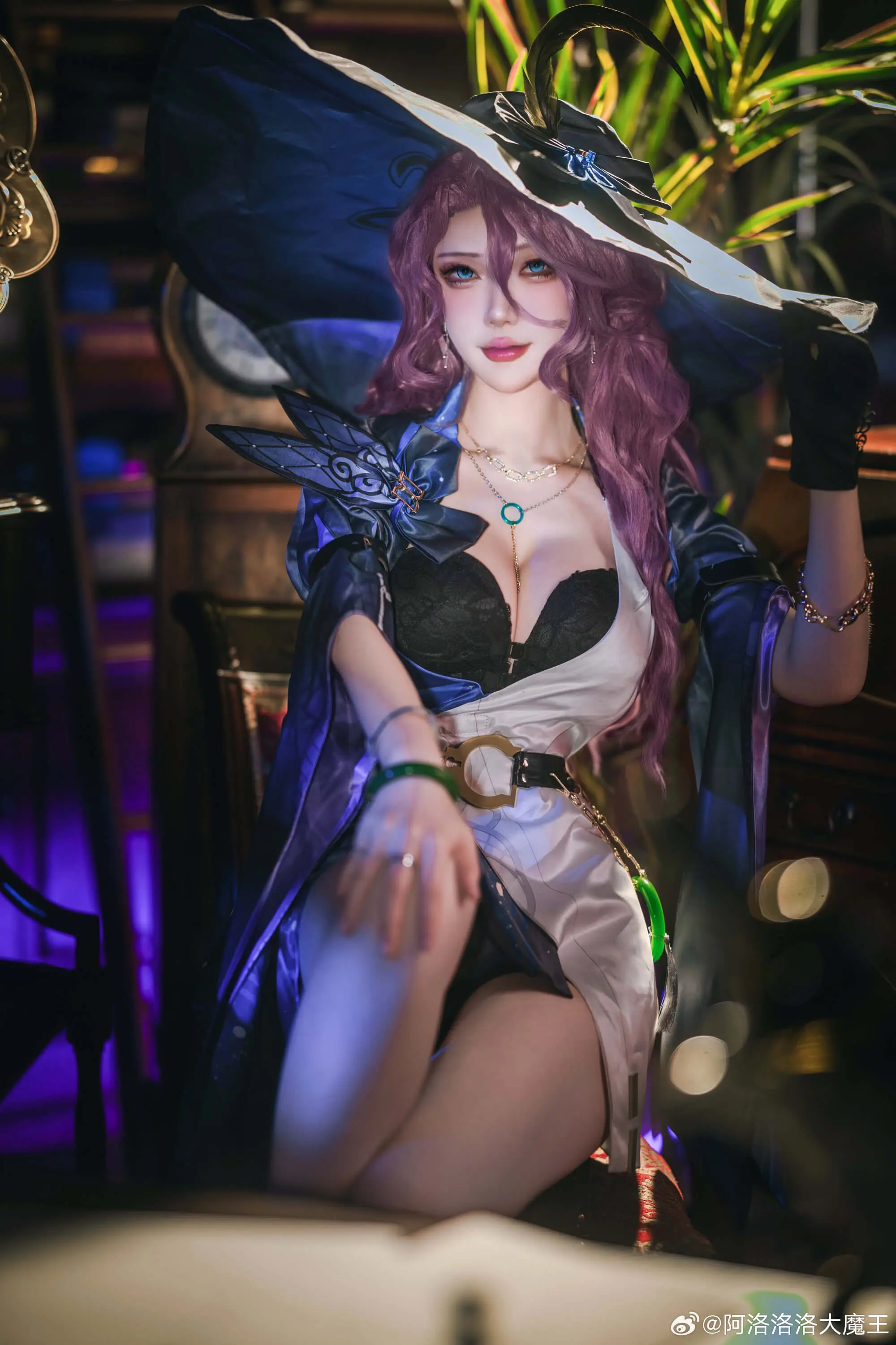 cosplay 崩坏星穹铁道 一切献给琥珀王 翡翠@阿洛洛洛大魔王 COSPLAY-第7张