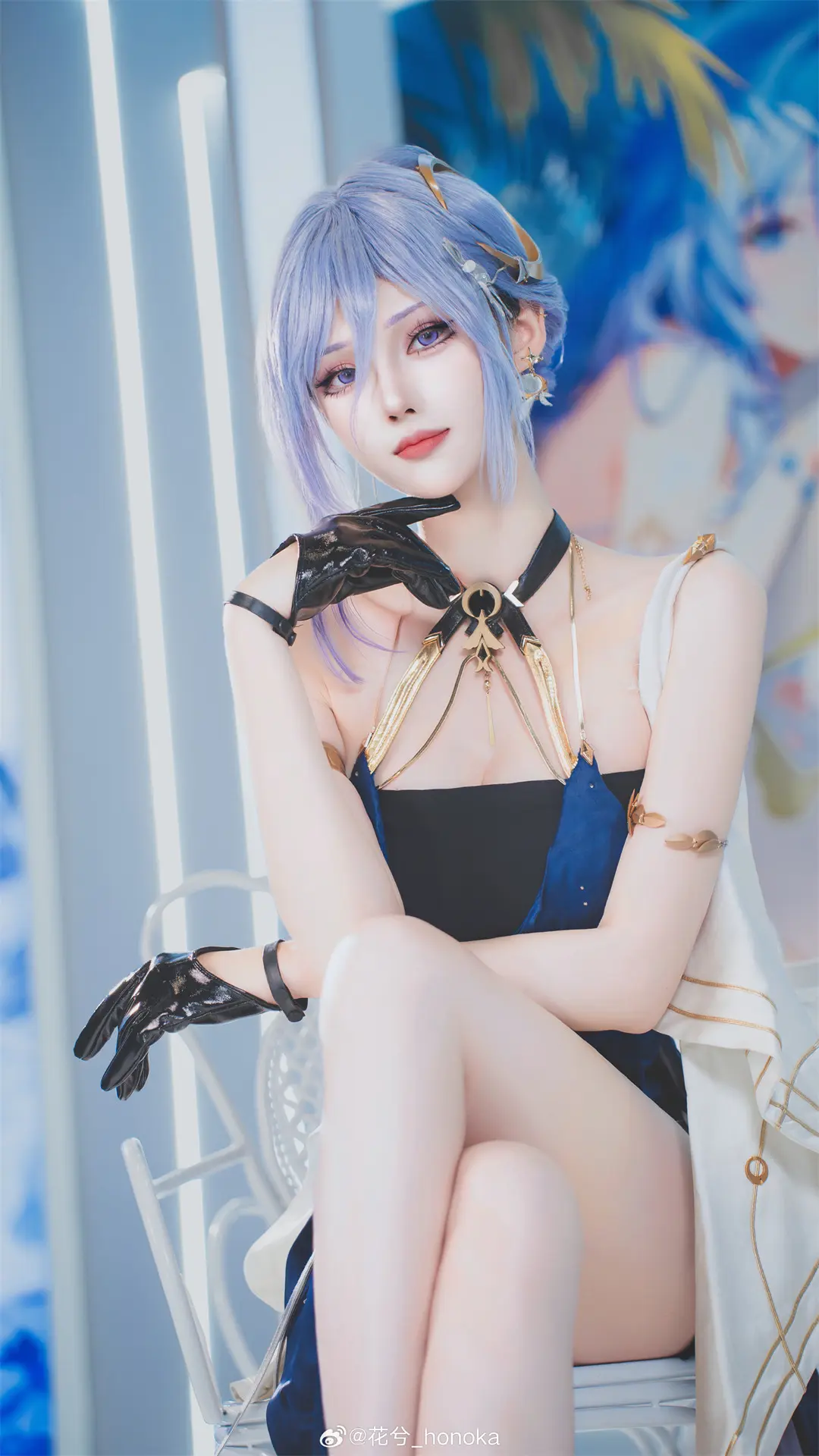 cosplay 深空之眼 幽月·塞勒涅@花兮_honoka COSPLAY-第3张