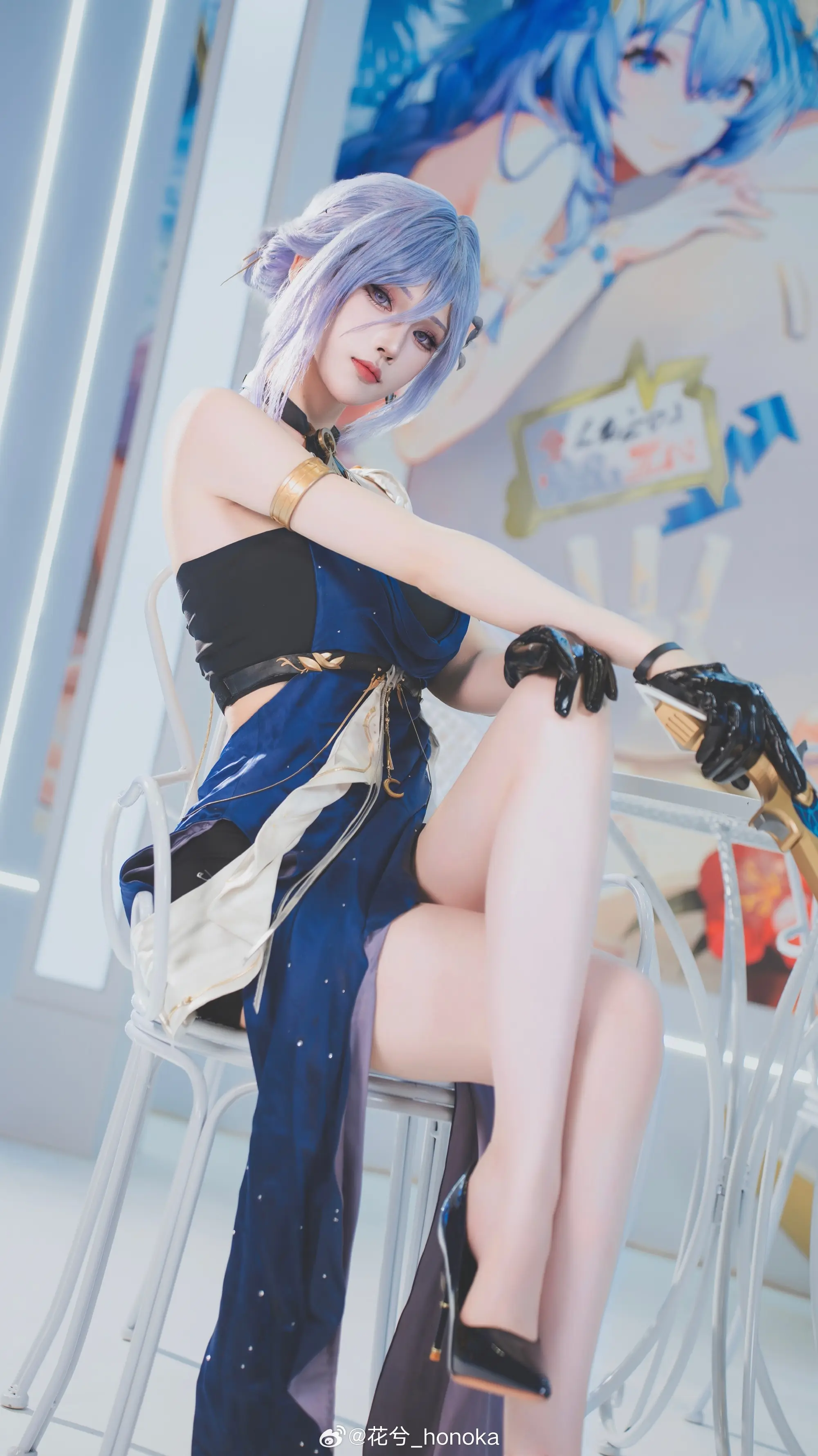 cosplay 深空之眼 幽月·塞勒涅@花兮_honoka COSPLAY-第4张
