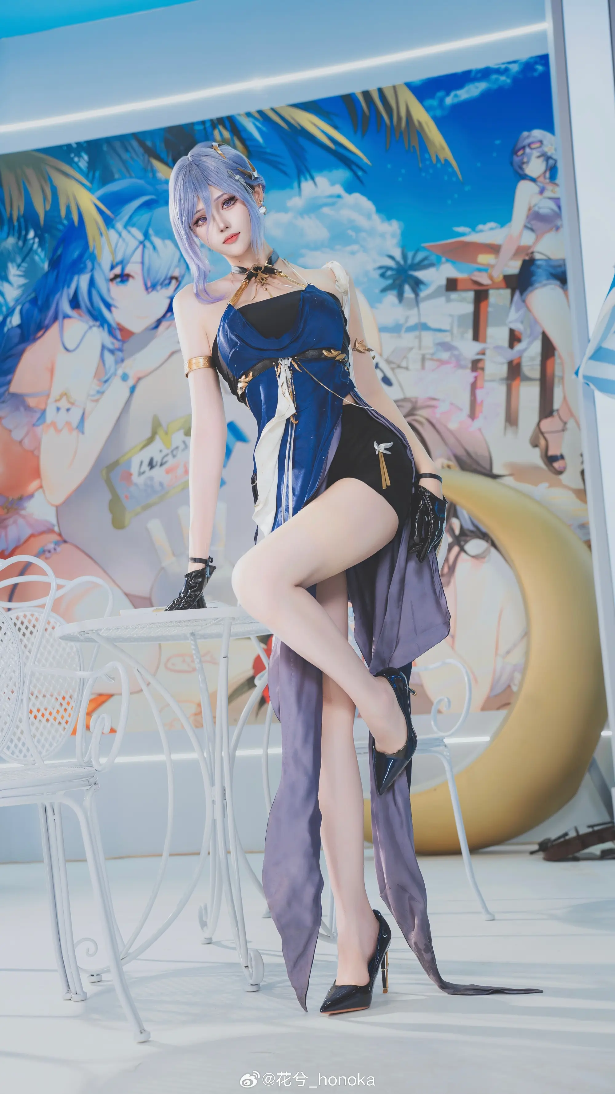 cosplay 深空之眼 幽月·塞勒涅@花兮_honoka COSPLAY-第9张