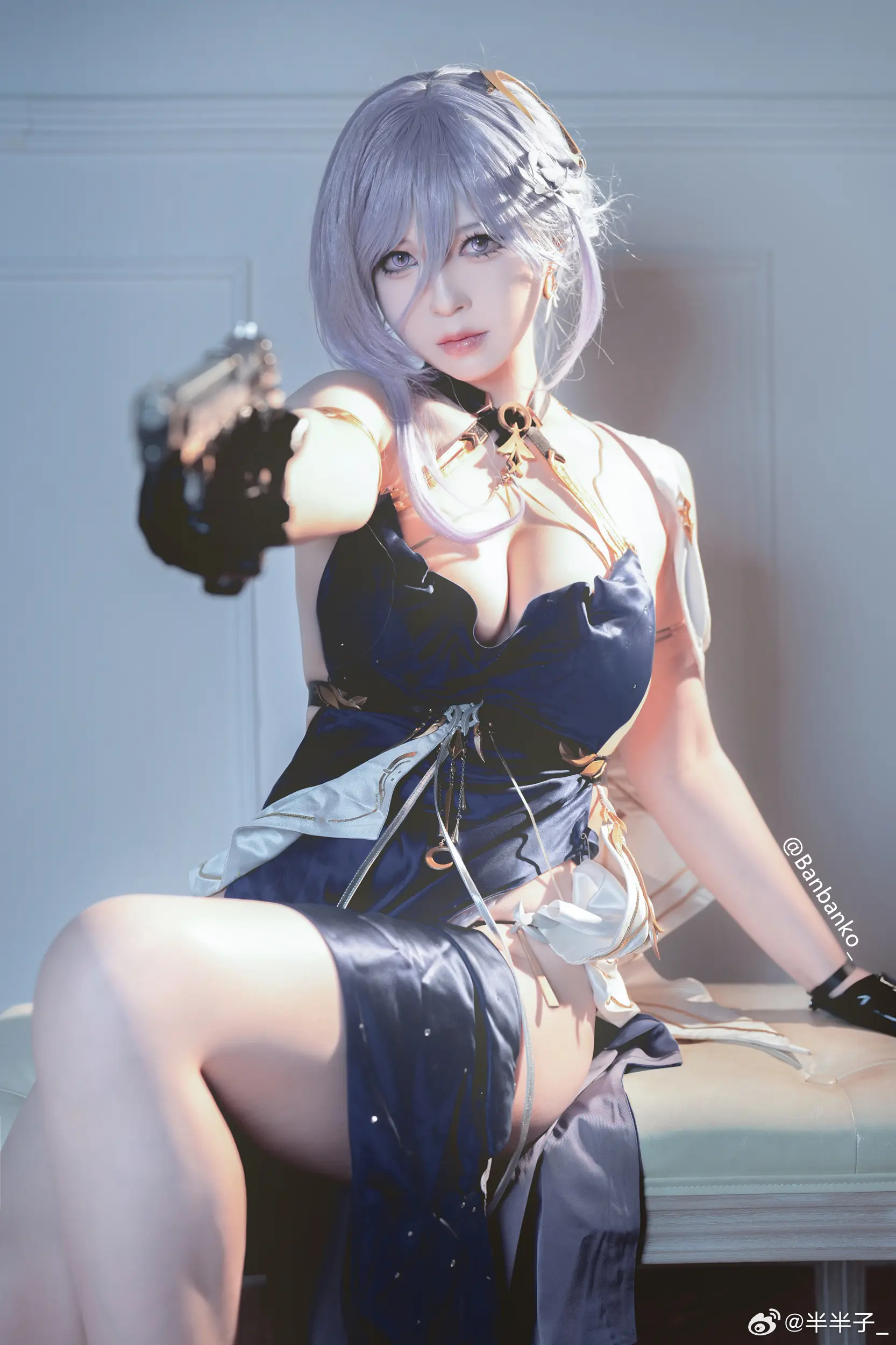 COSPLAY 每晚的月亮都有不一样的美，今夜要随我去看看吗？深空之眼 塞勒涅@半半子_ COSPLAY-第8张
