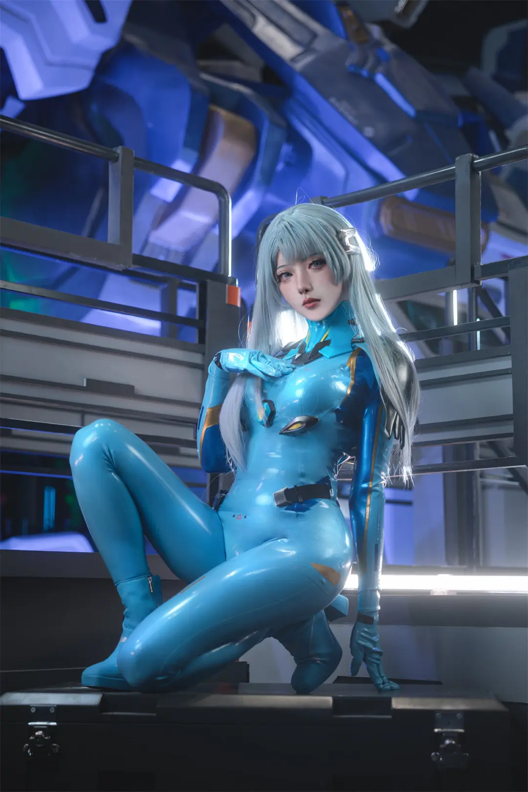 COSPLAY 上一次穿胶还是上一次 解限机@炭烤莉莉黑 COSPLAY-第9张