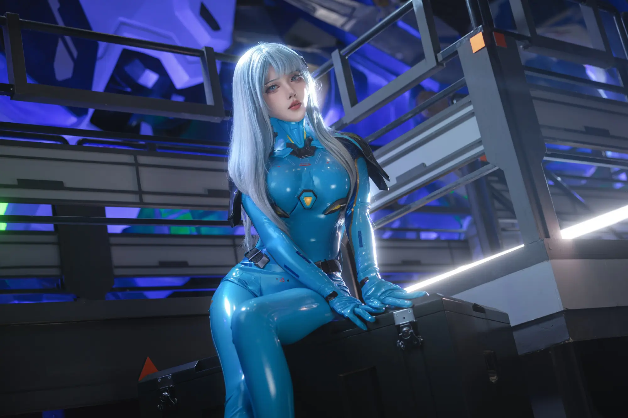 COSPLAY 上一次穿胶还是上一次 解限机@炭烤莉莉黑 COSPLAY-第6张