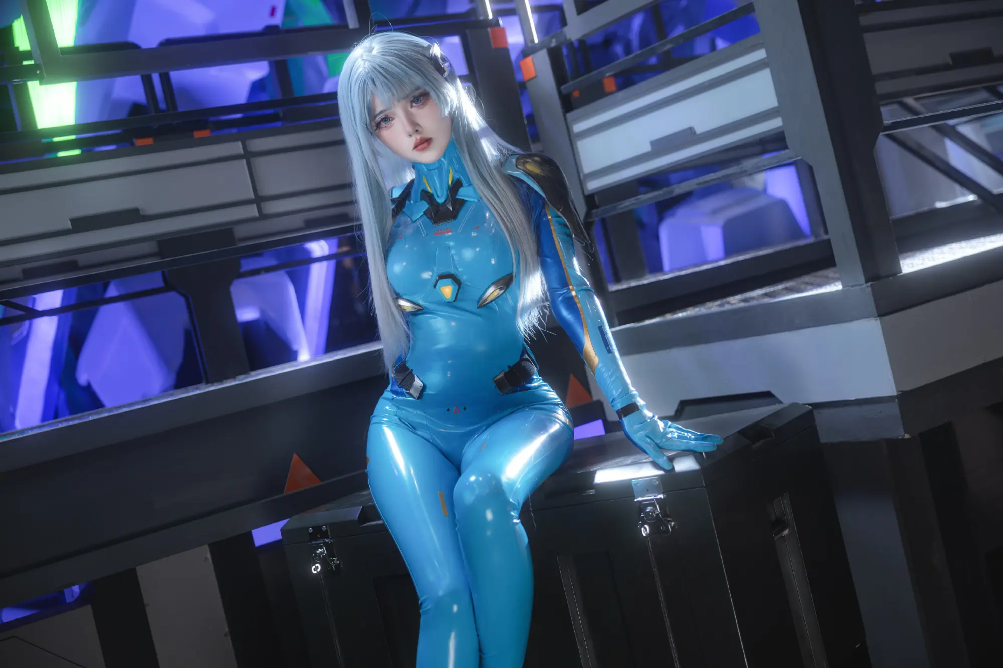 COSPLAY 上一次穿胶还是上一次 解限机@炭烤莉莉黑 COSPLAY-第7张