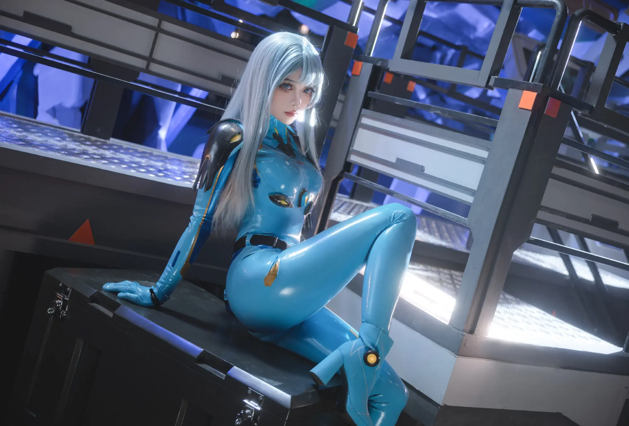 COSPLAY 上一次穿胶还是上一次 解限机@炭烤莉莉黑 COSPLAY-第2张