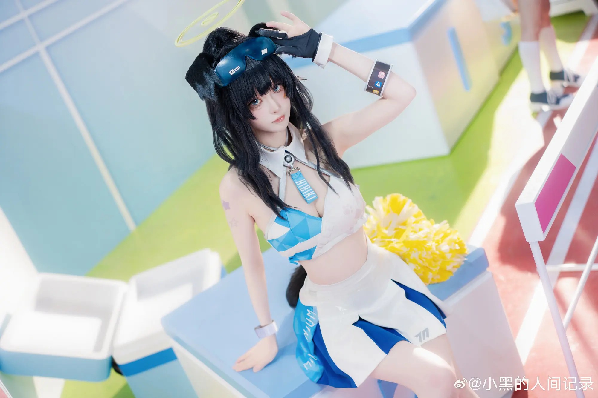 COSPLAY 很开心这次可以在BW和大家见面！蔚蓝档案 猫冢响@小黑的人间记录 COSPLAY-第6张