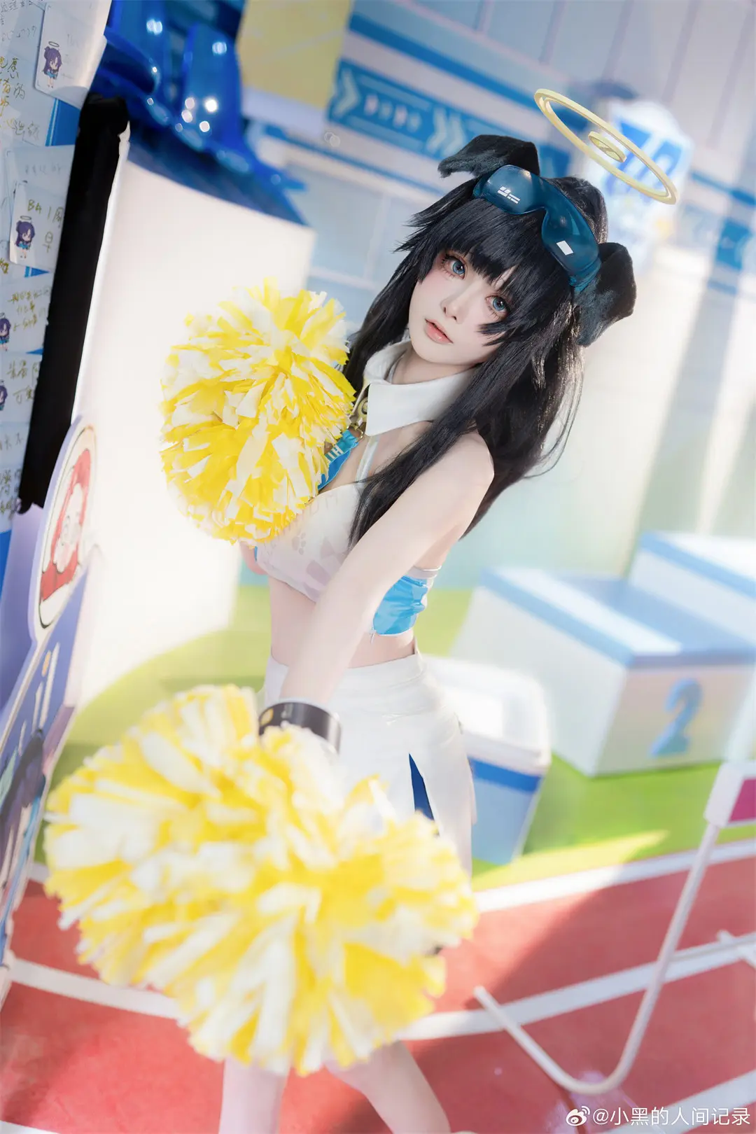 COSPLAY 很开心这次可以在BW和大家见面！蔚蓝档案 猫冢响@小黑的人间记录 COSPLAY-第2张