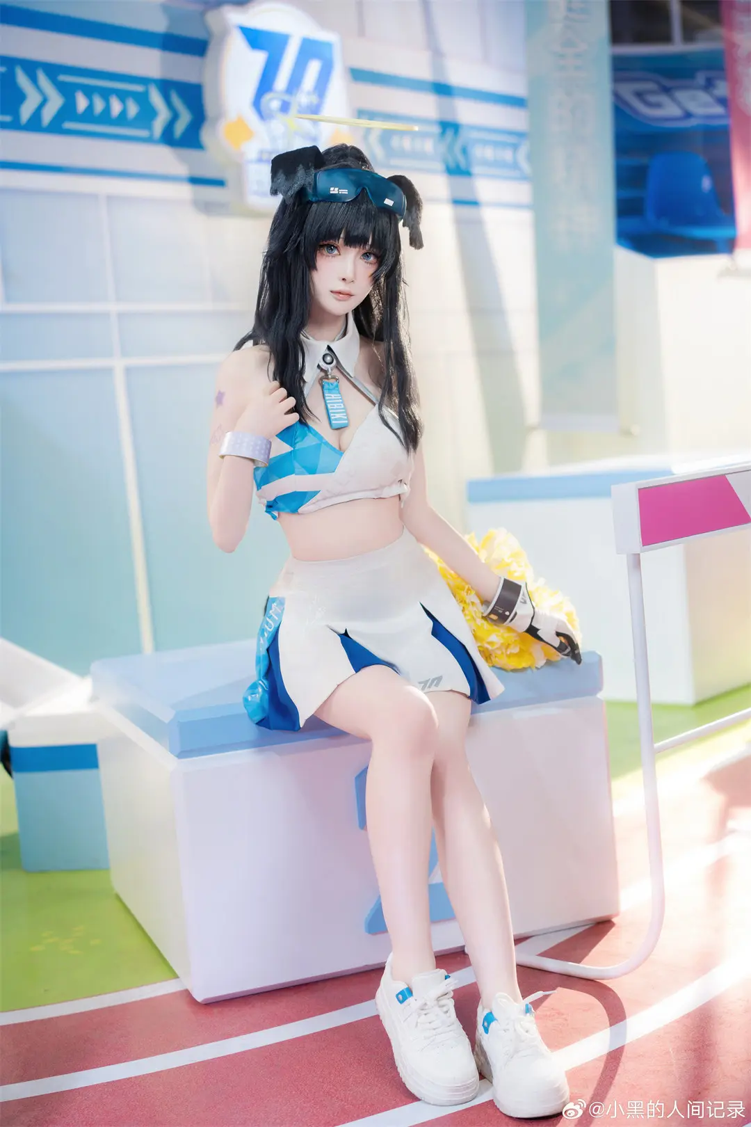 COSPLAY 很开心这次可以在BW和大家见面！蔚蓝档案 猫冢响@小黑的人间记录 COSPLAY-第4张