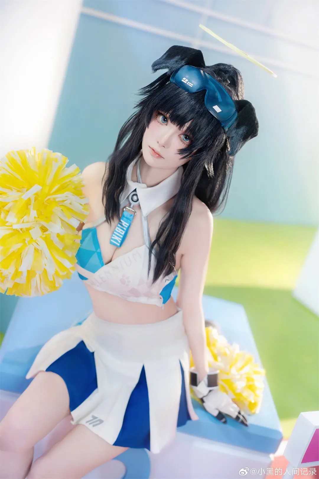 COSPLAY 很开心这次可以在BW和大家见面！蔚蓝档案 猫冢响@小黑的人间记录-公众号小姨ai