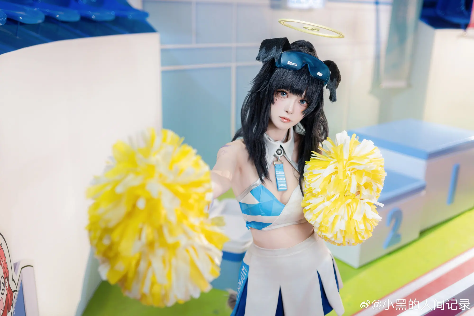 COSPLAY 很开心这次可以在BW和大家见面！蔚蓝档案 猫冢响@小黑的人间记录 COSPLAY-第7张
