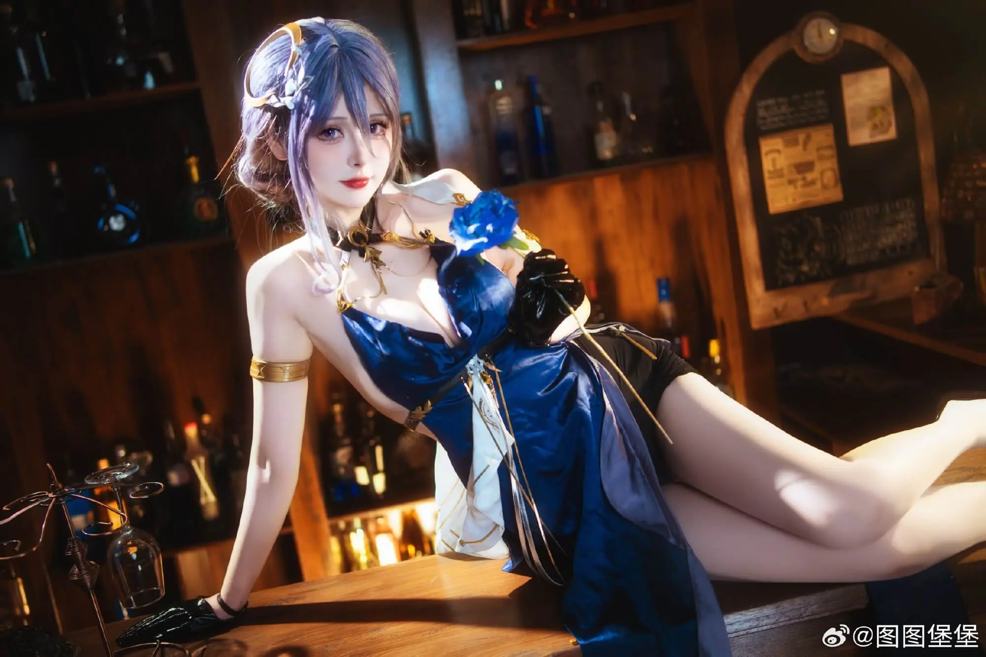 COSPLAY 喜欢大姐姐的新衣服吗？深空之眼 塞勒涅@图图堡堡 COSPLAY-第3张