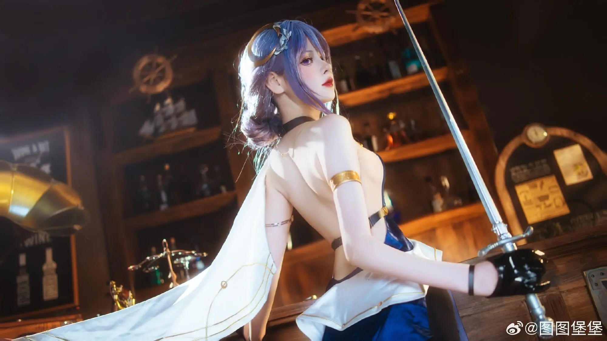 COSPLAY 喜欢大姐姐的新衣服吗？深空之眼 塞勒涅@图图堡堡 COSPLAY-第4张