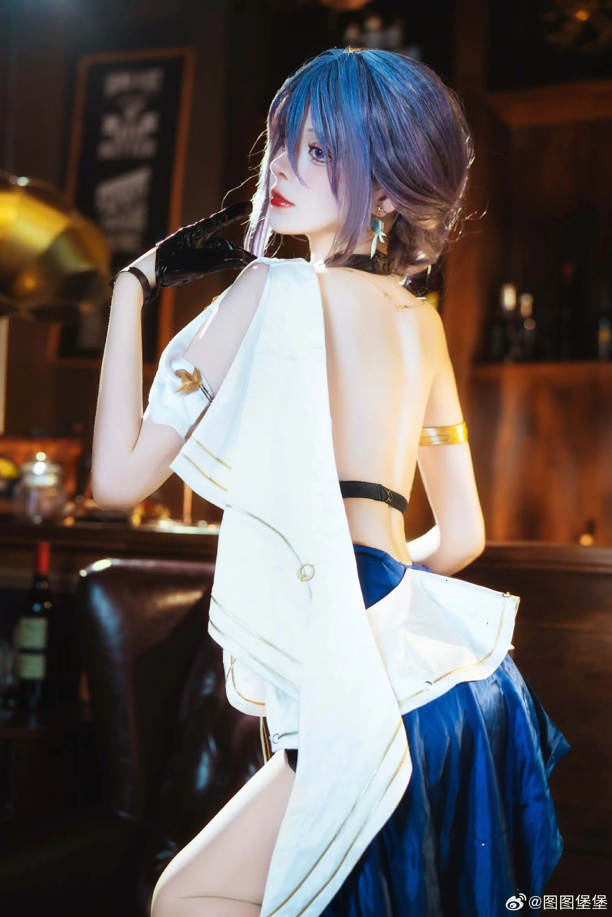 COSPLAY 喜欢大姐姐的新衣服吗？深空之眼 塞勒涅@图图堡堡 COSPLAY-第7张
