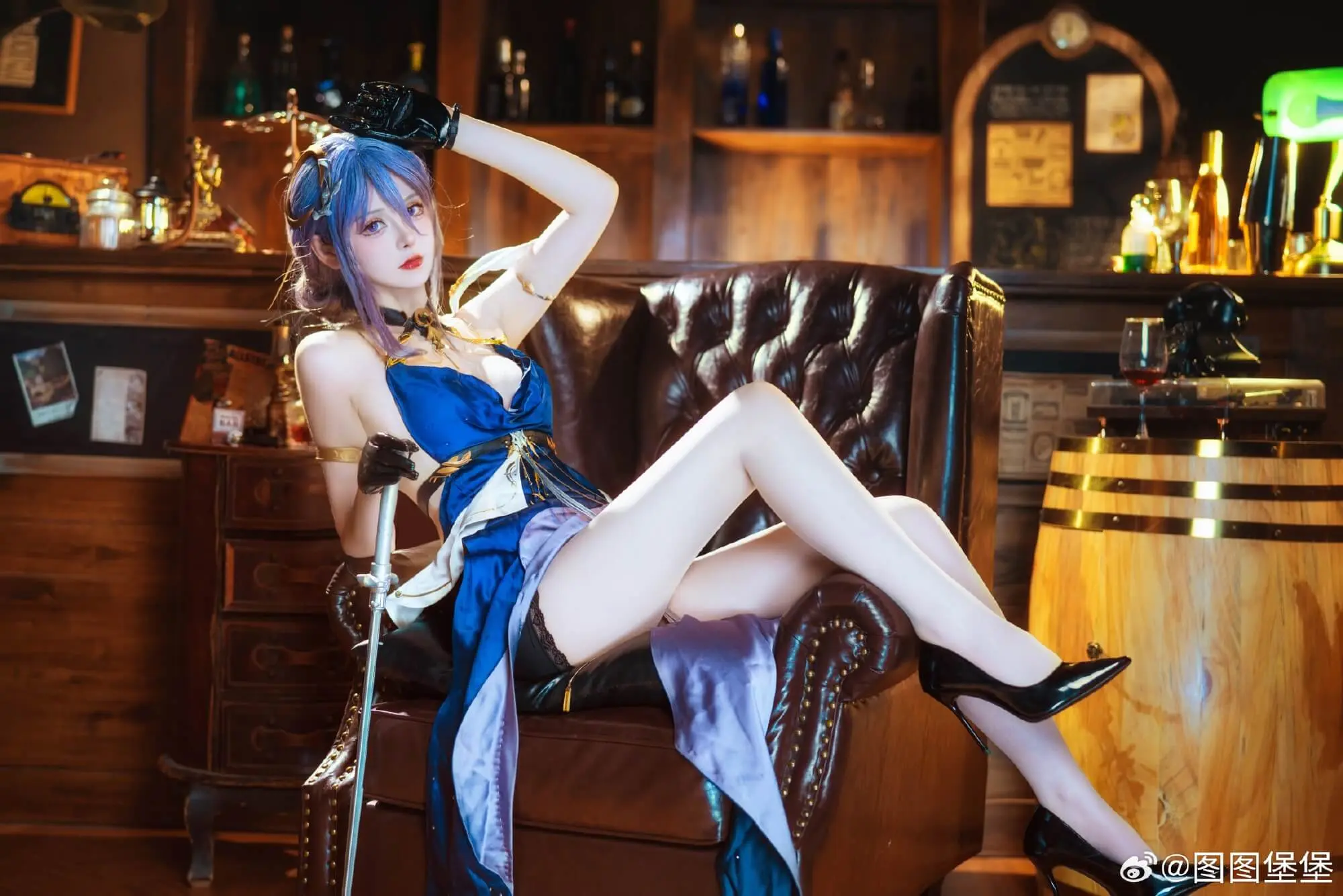 COSPLAY 喜欢大姐姐的新衣服吗？深空之眼 塞勒涅@图图堡堡 COSPLAY-第9张
