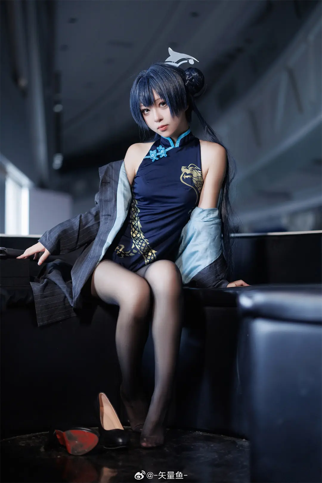 COSPLAY 蔚蓝档案 妃咲cos@-矢量鱼--公众号小姨ai