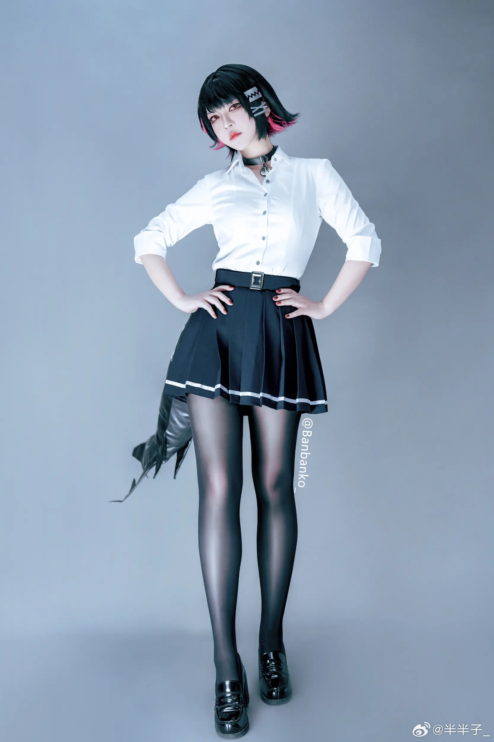 COSPLAY 绝区零 艾莲🦈鲨鱼妹jk@半半子_ COSPLAY-第7张