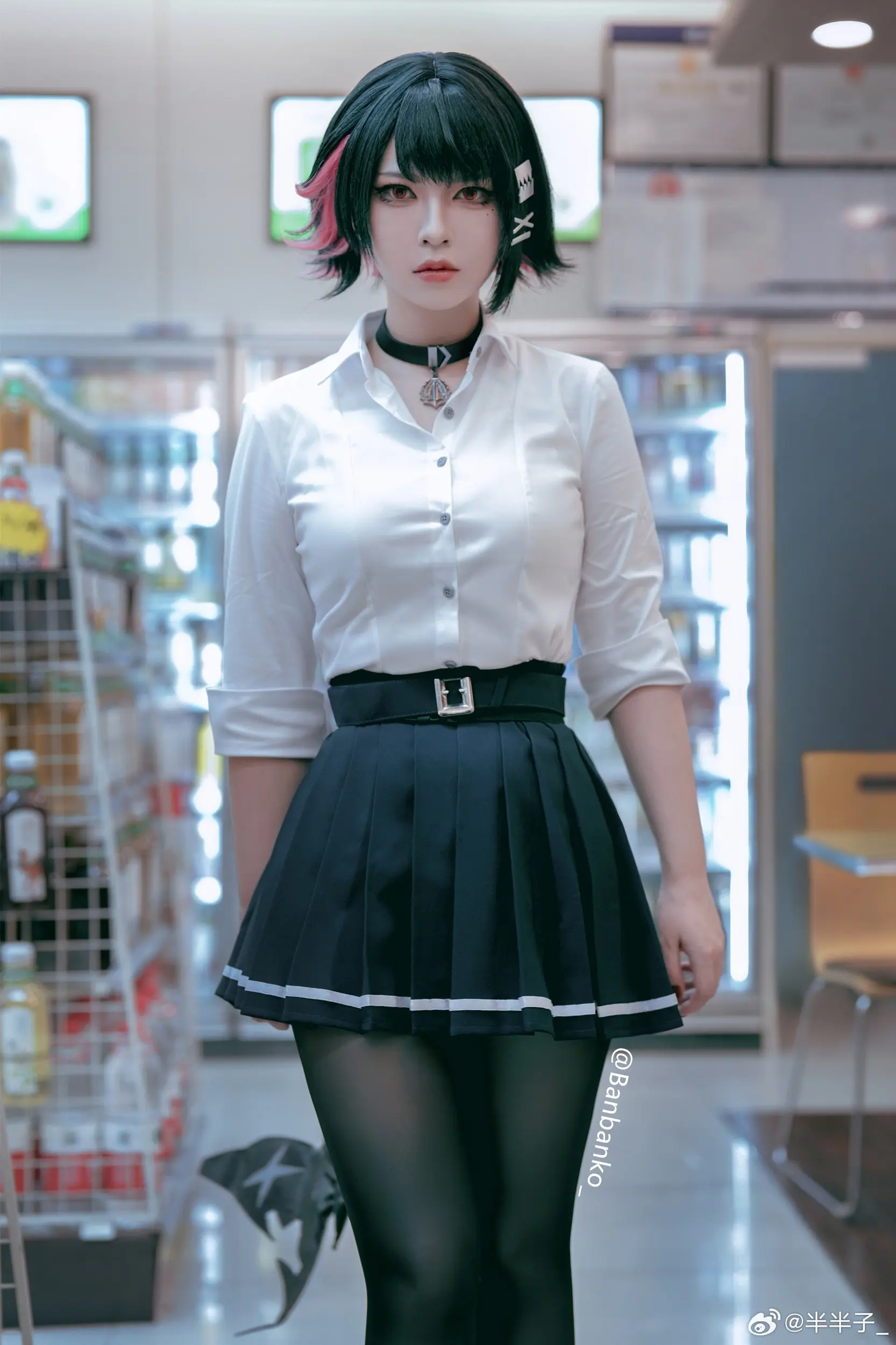 COSPLAY 绝区零 艾莲🦈鲨鱼妹jk@半半子_ COSPLAY-第3张