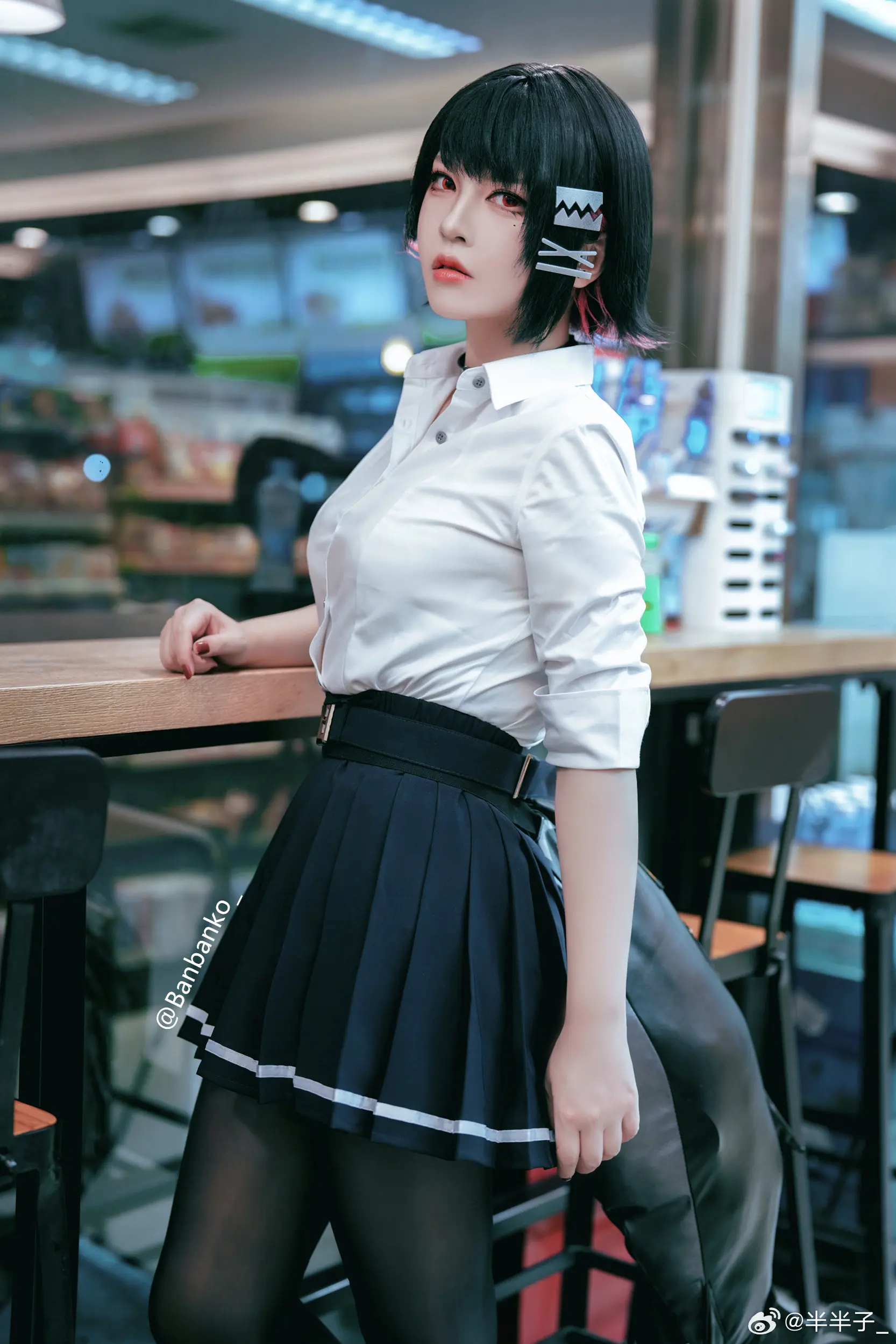 COSPLAY 绝区零 艾莲🦈鲨鱼妹jk@半半子_ COSPLAY-第4张