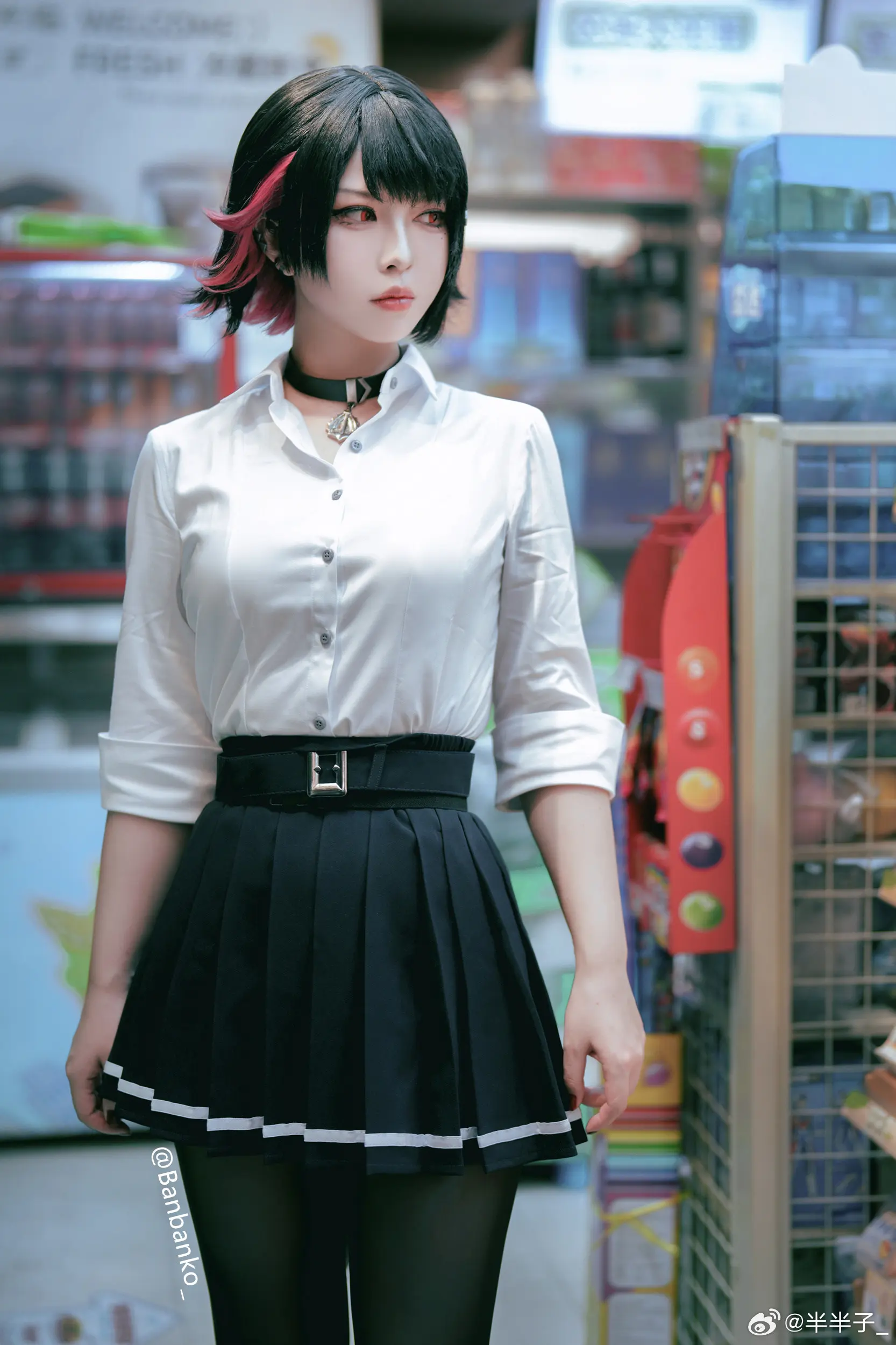 COSPLAY 绝区零 艾莲🦈鲨鱼妹jk@半半子_ COSPLAY-第2张