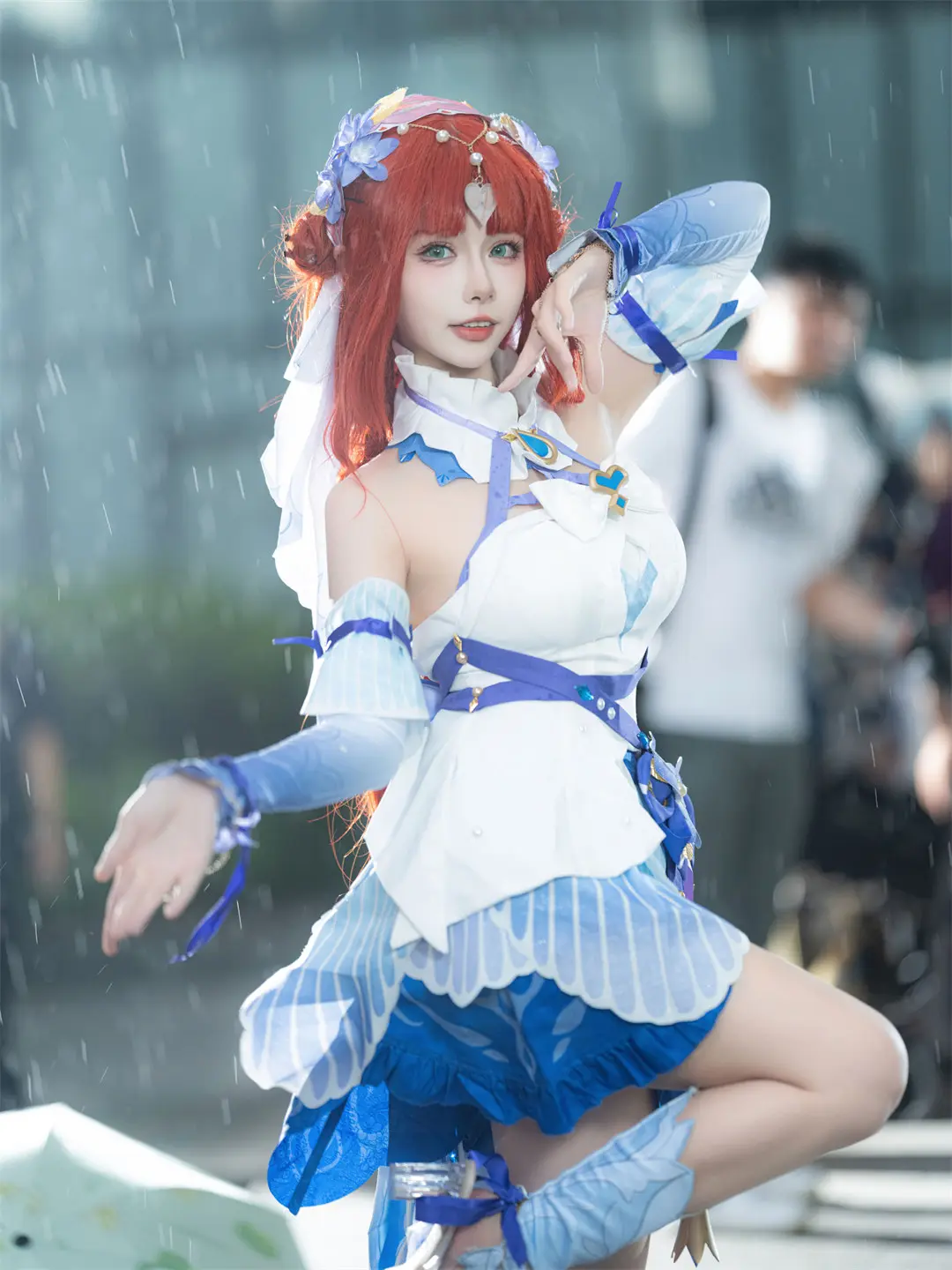 COSPLAY 为你献上森林的赐福 原神 妮露-莎邦之息 @Momoko葵葵 COSPLAY-第9张
