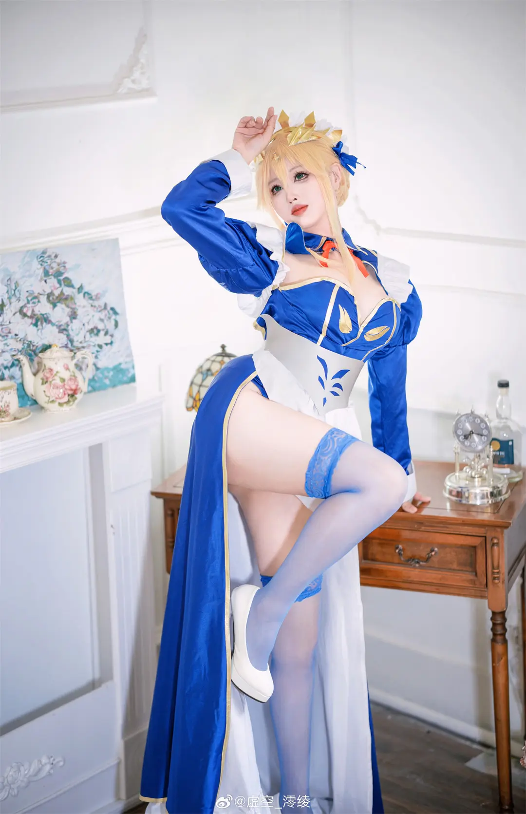 COSPLAY fate 白枪呆女仆同人@虚空_澪绫 COSPLAY-第3张