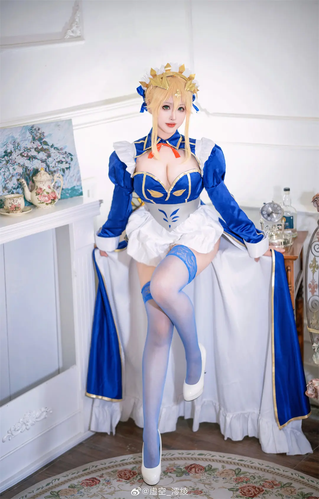 COSPLAY fate 白枪呆女仆同人@虚空_澪绫 COSPLAY-第8张