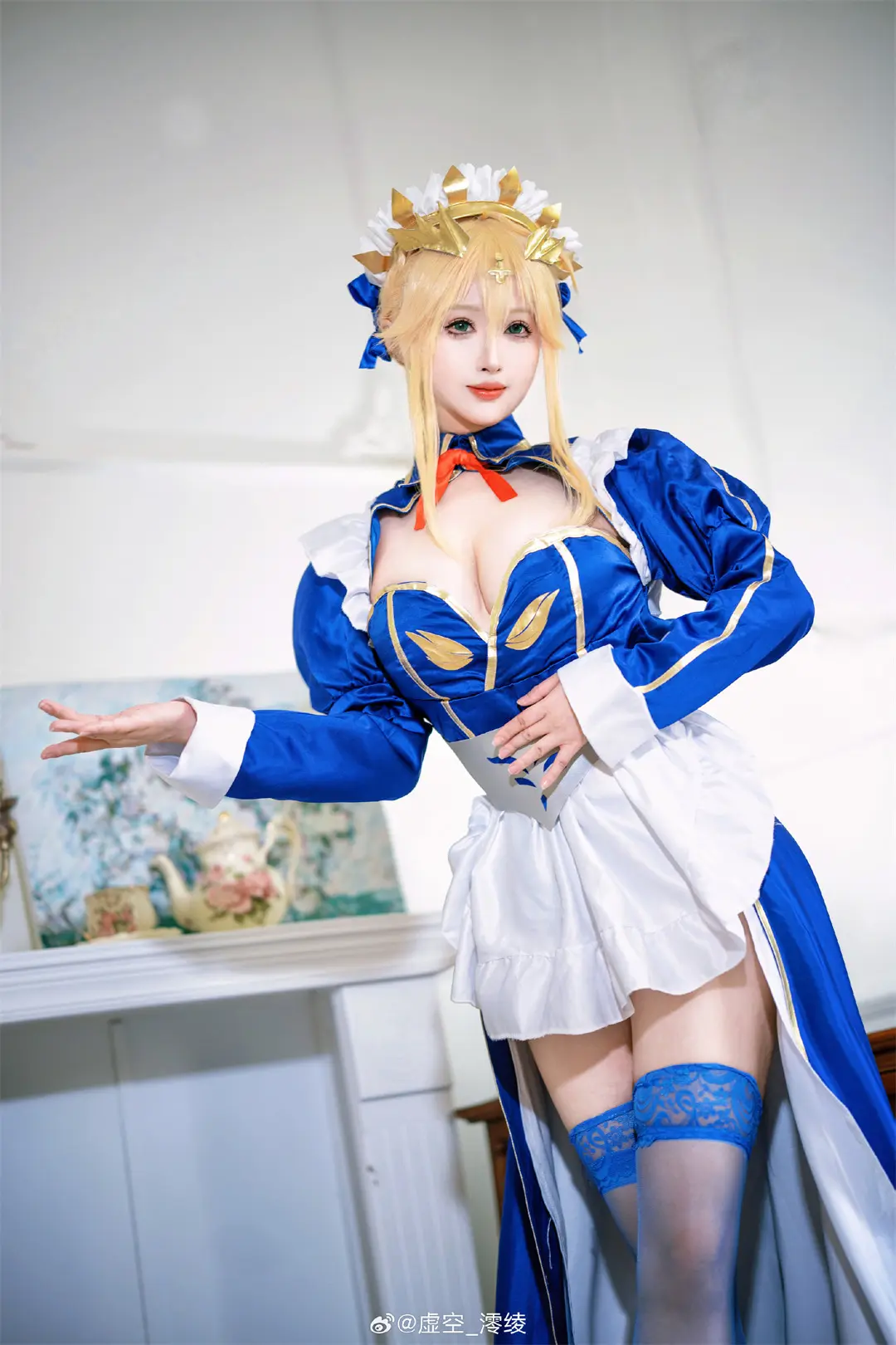 COSPLAY fate 白枪呆女仆同人@虚空_澪绫 COSPLAY-第6张