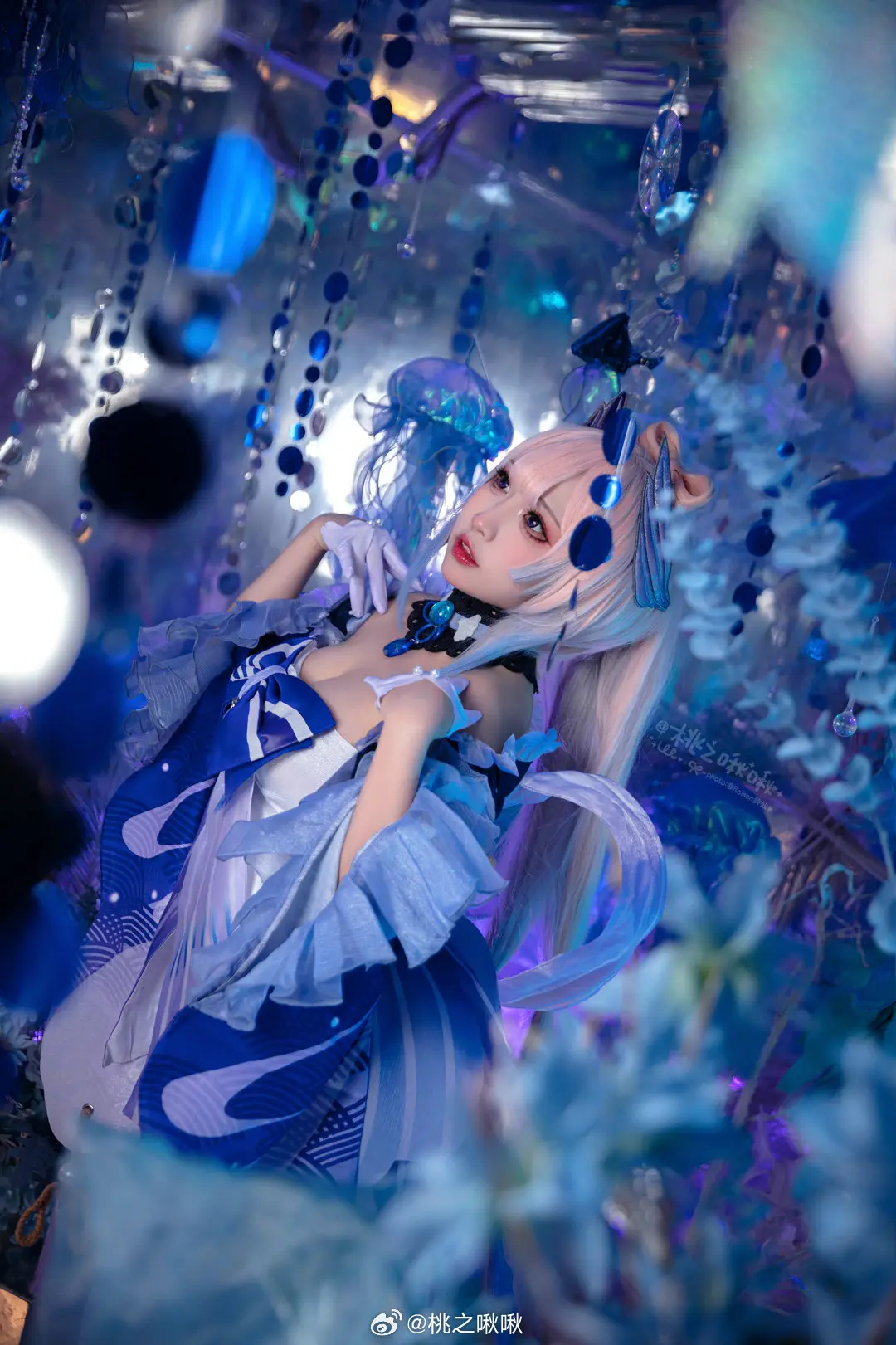 COSPLAY 沧海月明 潮起潮落  原神 珊瑚宫心海@桃之啾啾 COSPLAY-第3张