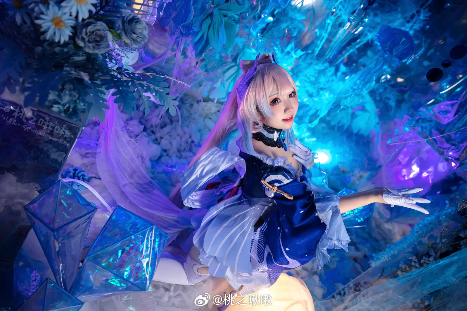 COSPLAY 沧海月明 潮起潮落  原神 珊瑚宫心海@桃之啾啾 COSPLAY-第4张