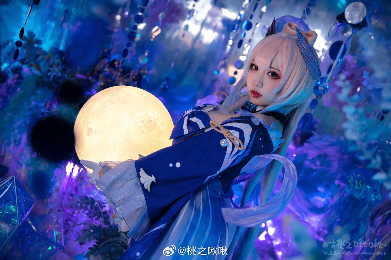 COSPLAY 沧海月明 潮起潮落  原神 珊瑚宫心海@桃之啾啾 COSPLAY-第8张