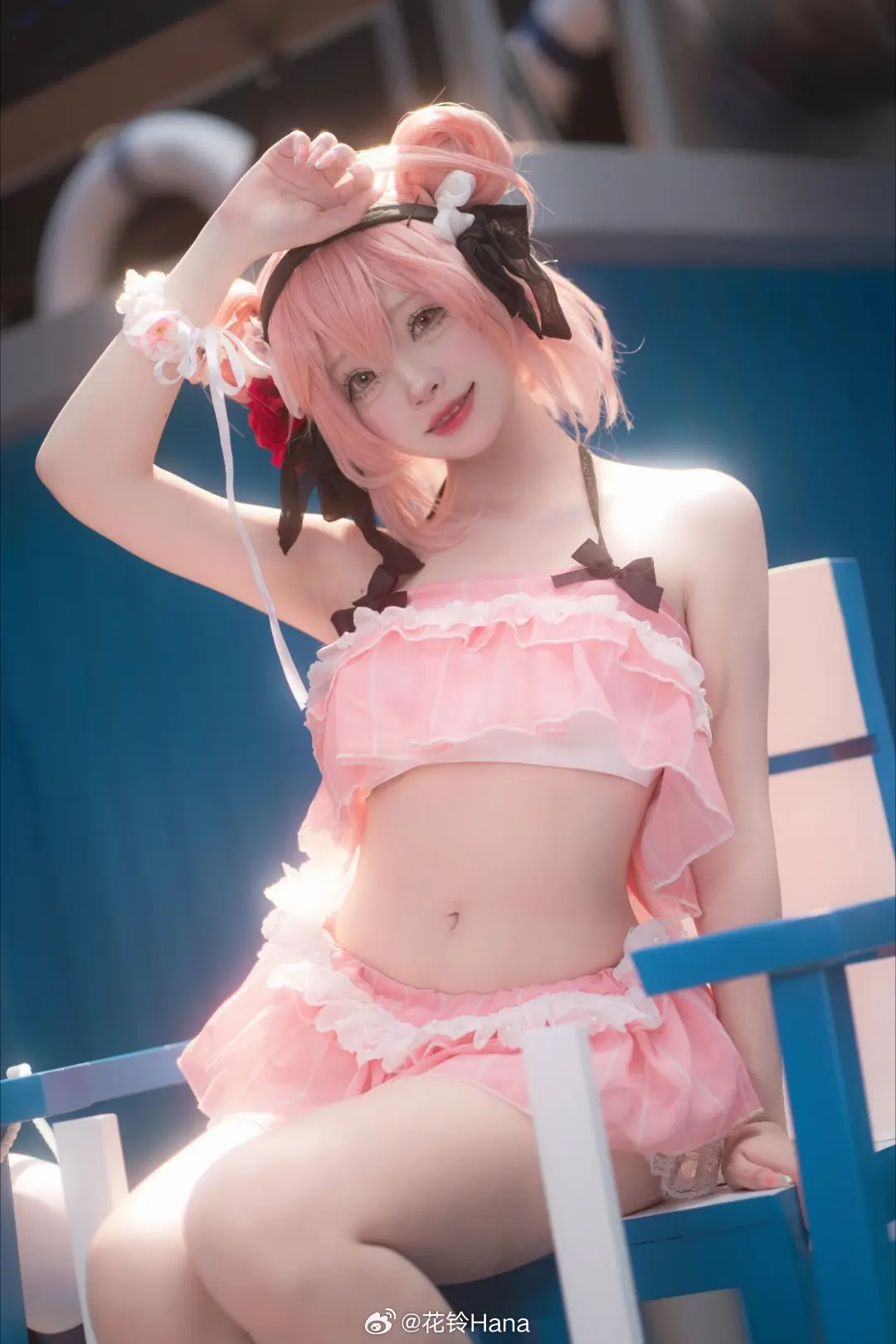 COSPLAY 虽然我个子小，但是也又在好好发育! 碧蓝航线 🌸萨拉托加🌸@花铃Hana-公众号小姨ai