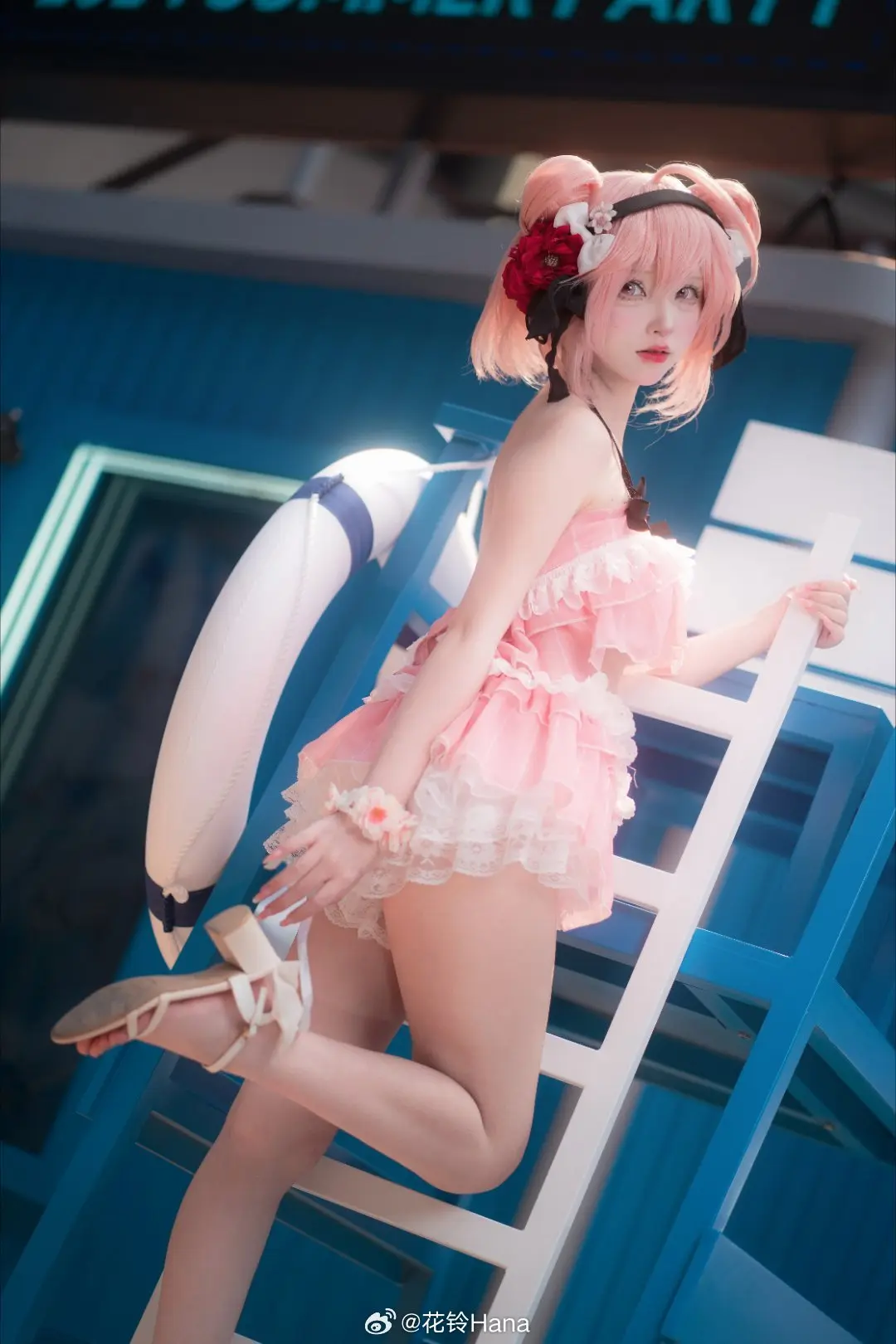 COSPLAY 虽然我个子小，但是也又在好好发育! 碧蓝航线 🌸萨拉托加🌸@花铃Hana COSPLAY-第2张