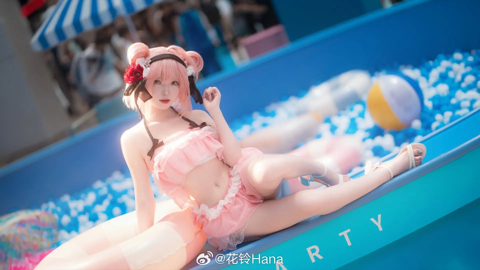COSPLAY 虽然我个子小，但是也又在好好发育! 碧蓝航线 🌸萨拉托加🌸@花铃Hana COSPLAY-第8张