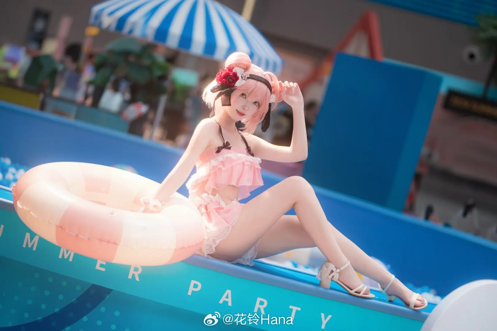 COSPLAY 虽然我个子小，但是也又在好好发育! 碧蓝航线 🌸萨拉托加🌸@花铃Hana COSPLAY-第9张