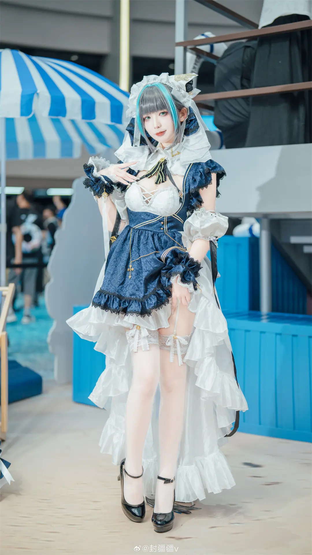 COSPLAY 碧蓝航线 清凉一夏~@封疆疆v-公众号小姨ai