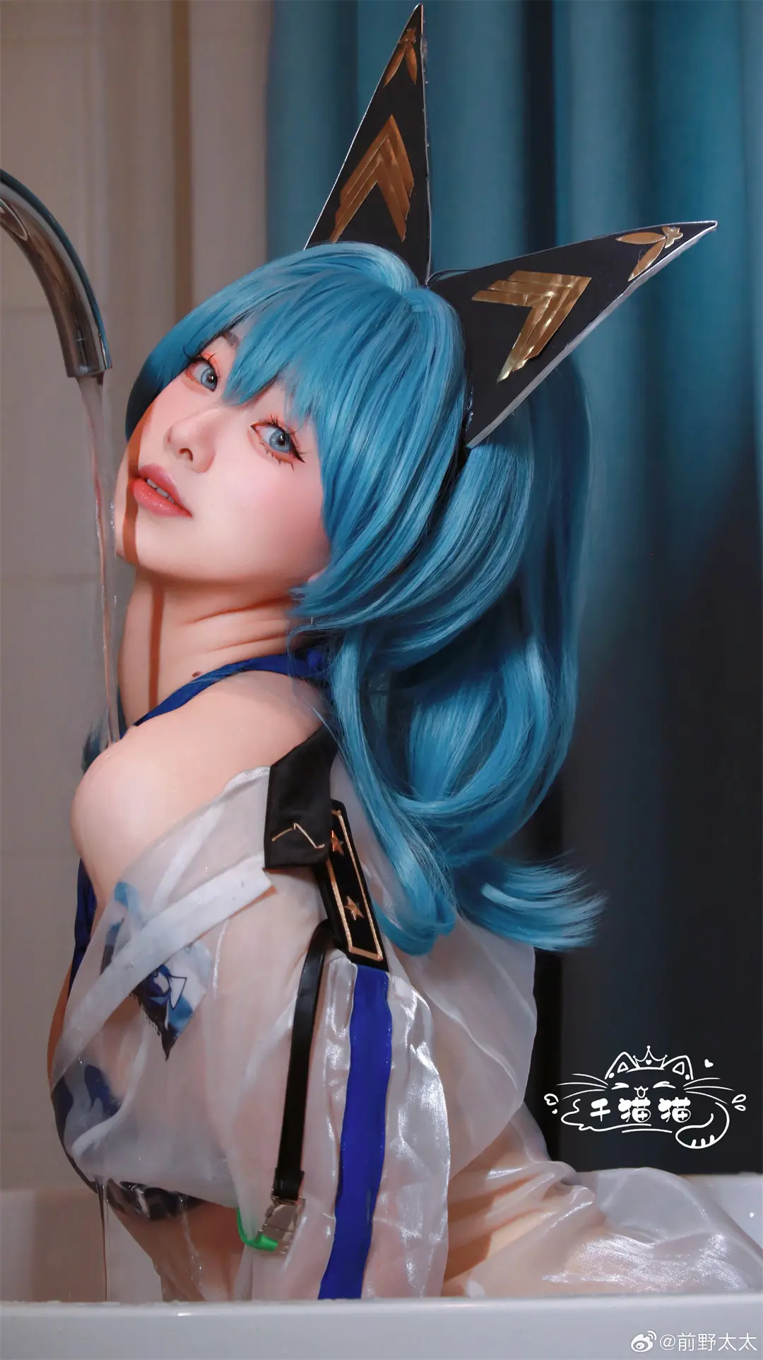 COSPLAY 胜利女神nikke·海伦·海蓝宝石cos@前野太太 COSPLAY-第18张