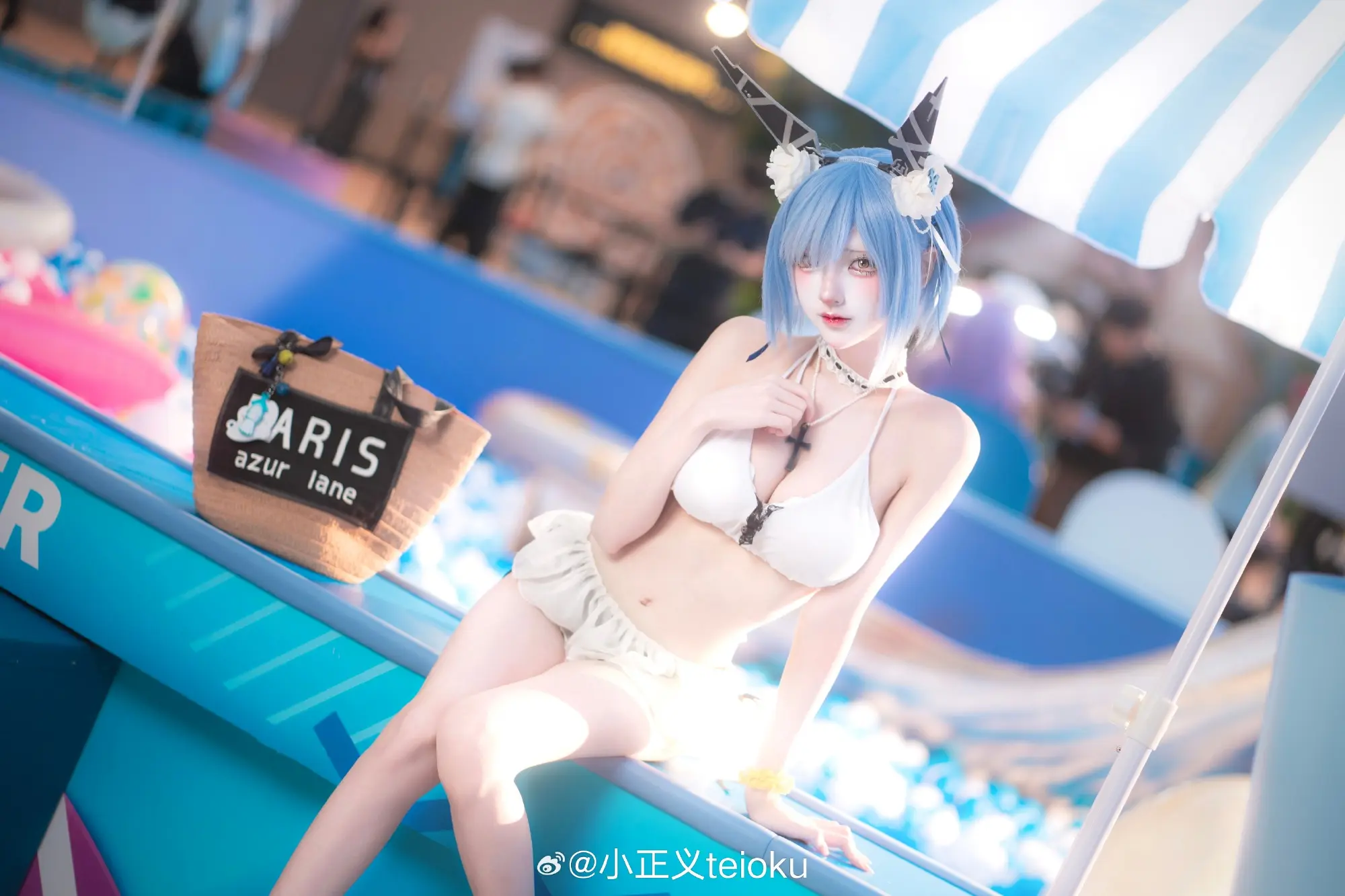COSPLAY 🩵加斯科涅，准备完成。 碧蓝航线 加斯科涅 @小正义teioku COSPLAY-第5张