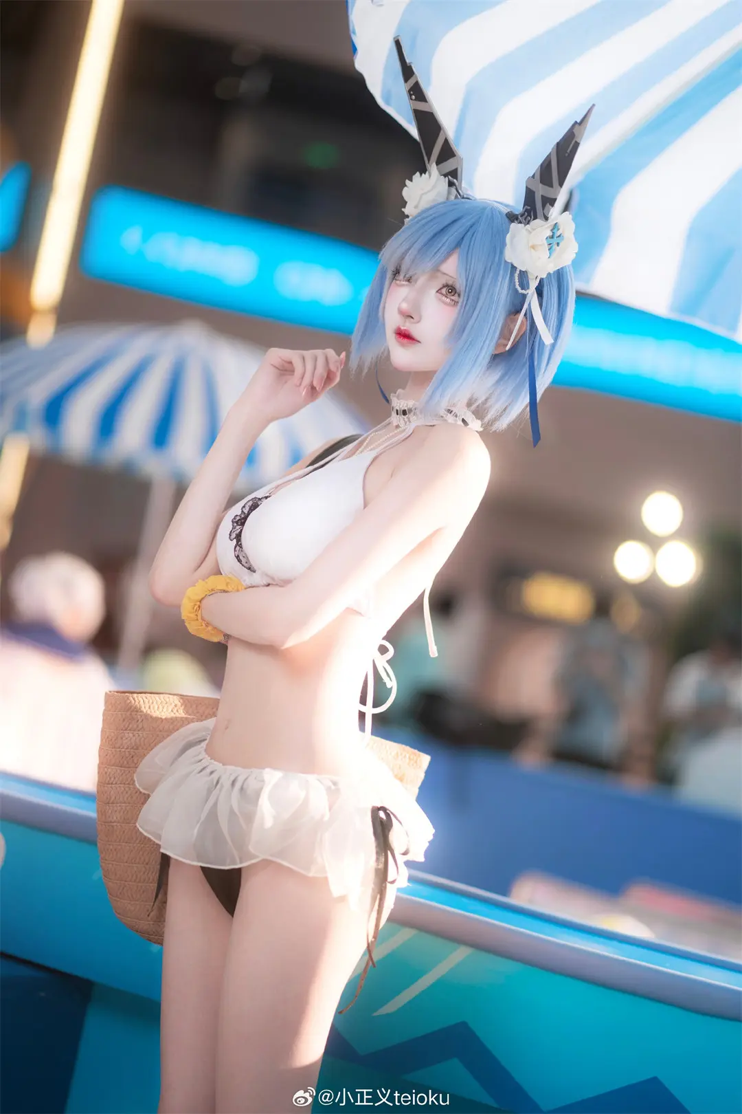 COSPLAY 🩵加斯科涅，准备完成。 碧蓝航线 加斯科涅 @小正义teioku COSPLAY-第7张