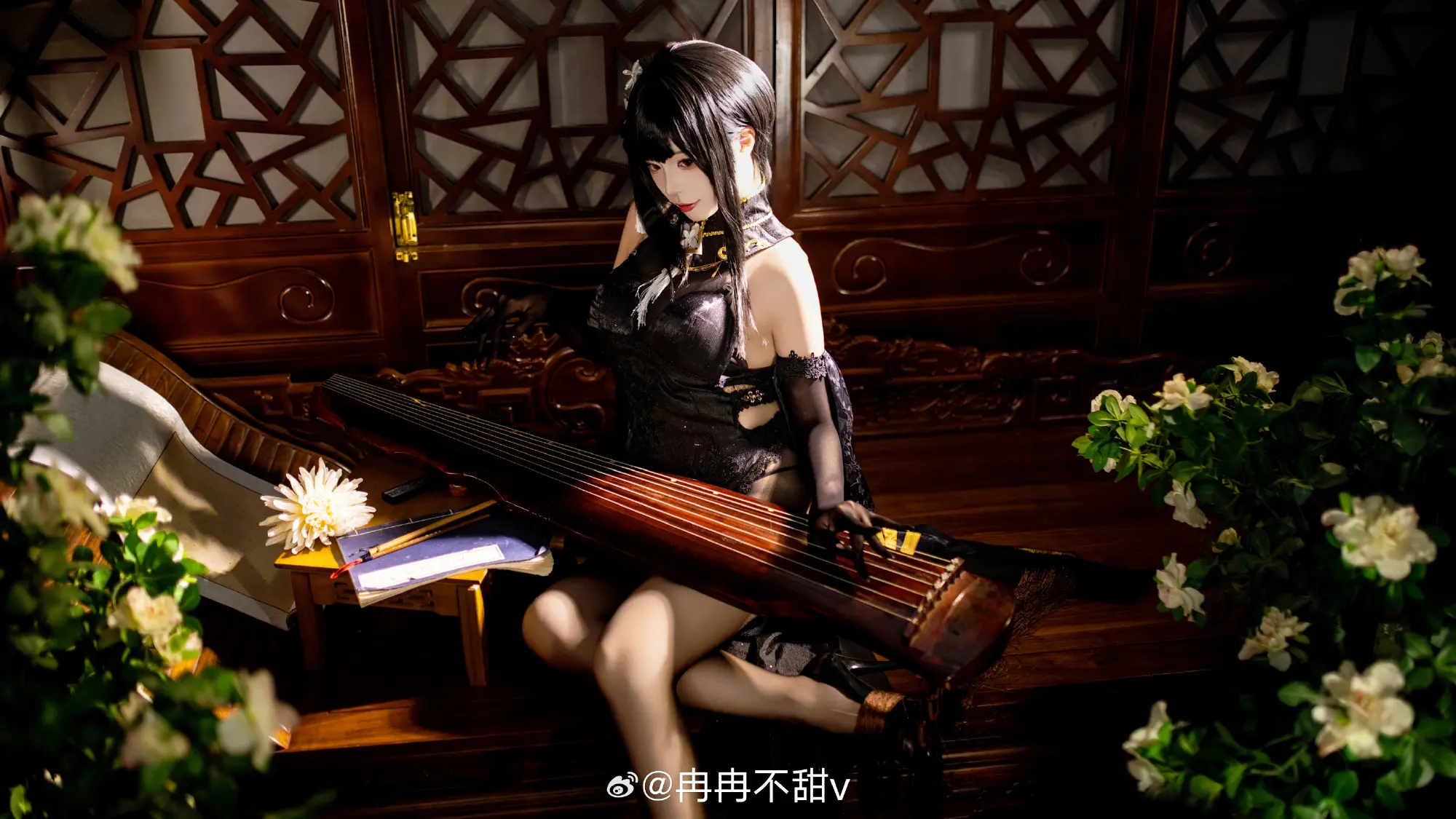 COSPLAY 你该不会，只是想和我闲聊吧？ 碧蓝航线 镇海旗袍· 奇奢华苑@冉冉不甜v COSPLAY-第3张