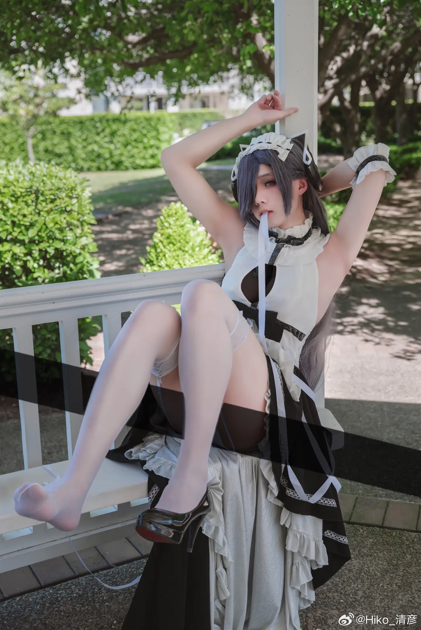 COSPLAY 尽情地向你的女仆撒娇吧…’主人’ 碧蓝航线 奥古斯特·冯·帕赫贝尔@Hiko_清彦-公众号小姨ai