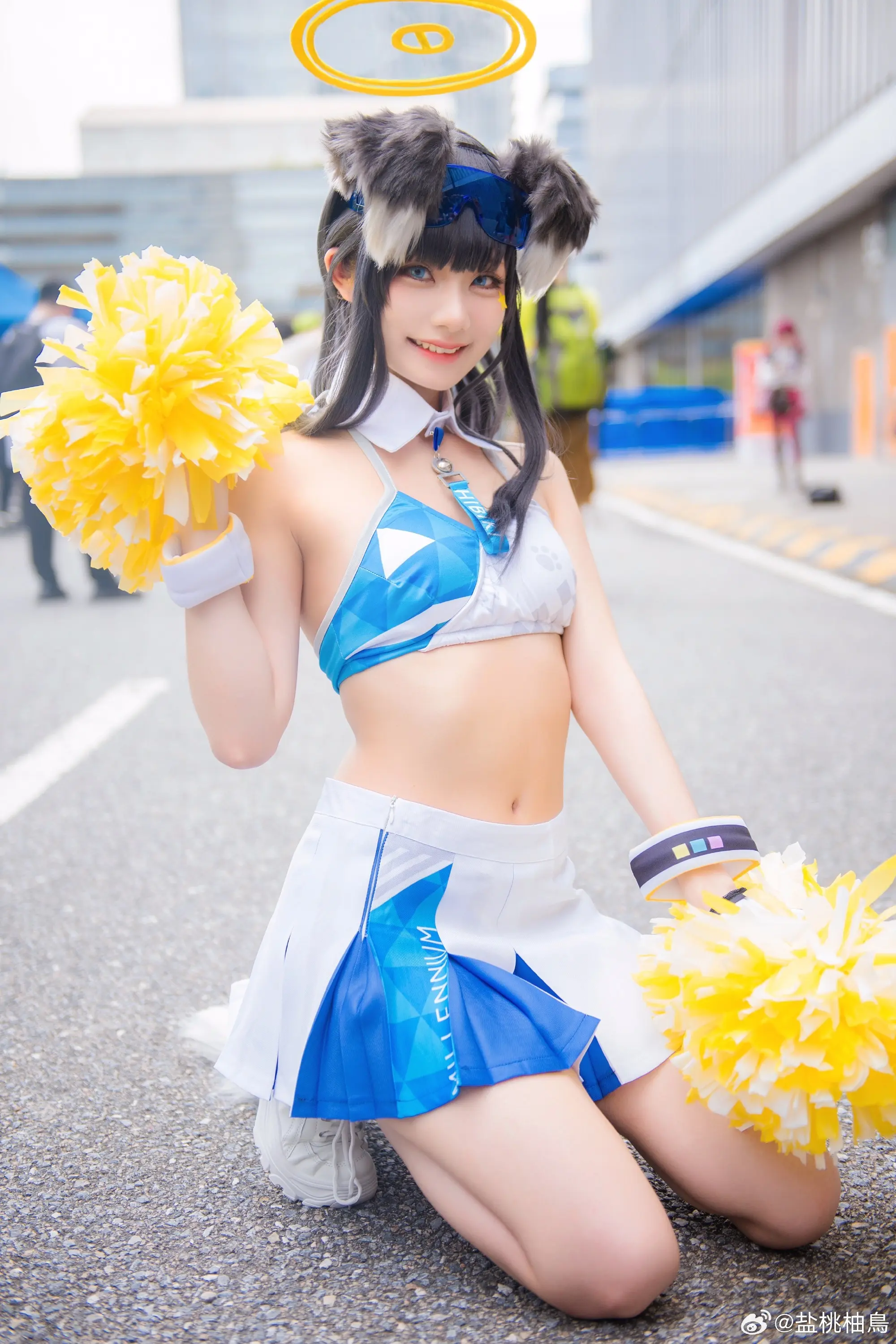 cosplay 蔚蓝档案 貓塚 響@盐桃柚鳥-公众号小姨ai